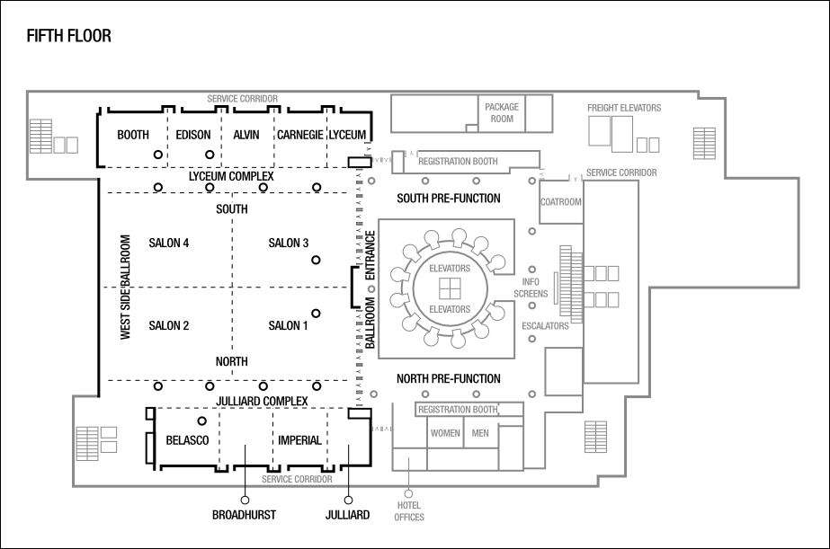 Planos de la sala de reuniones