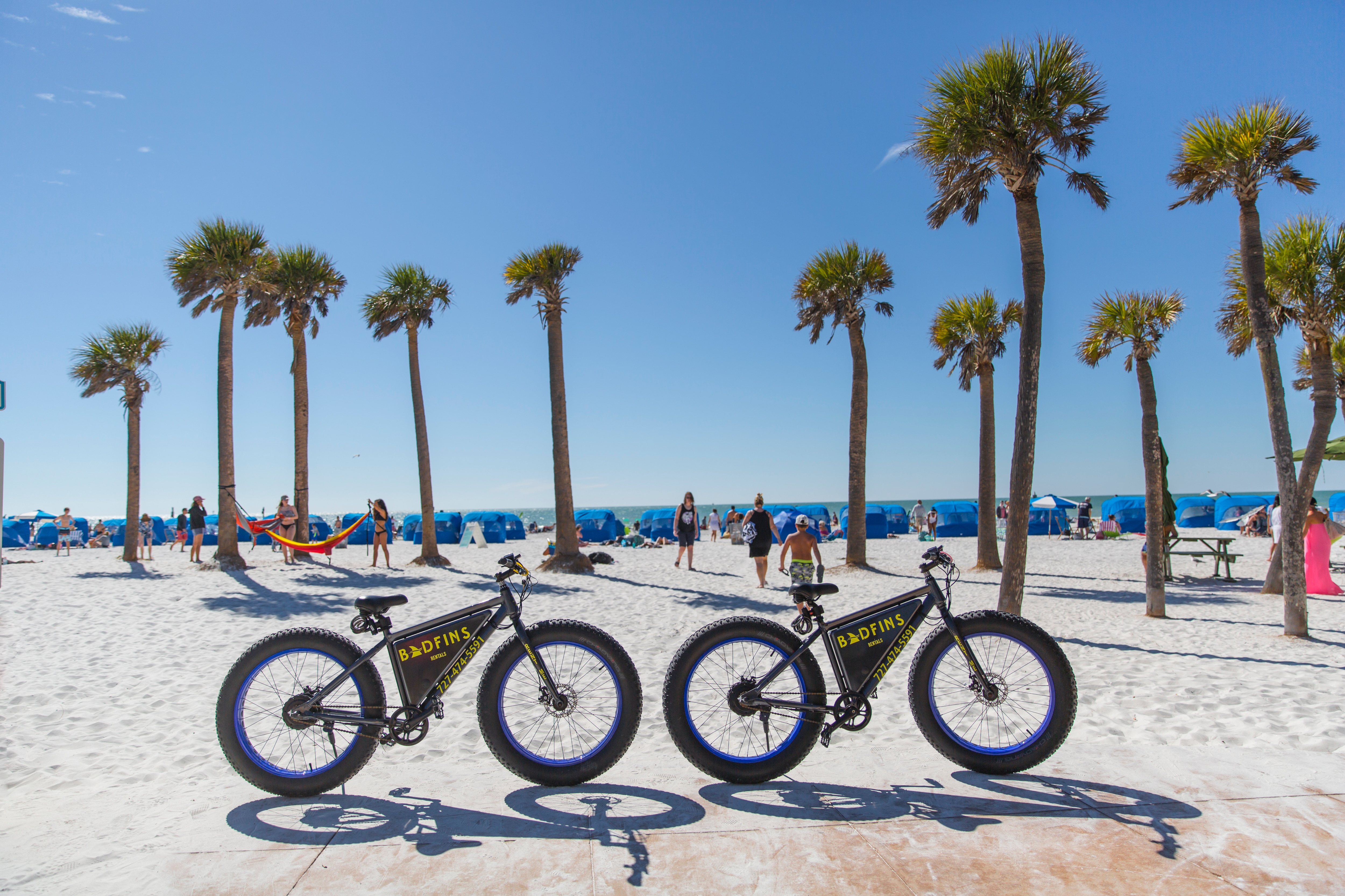 Bikes at beach 