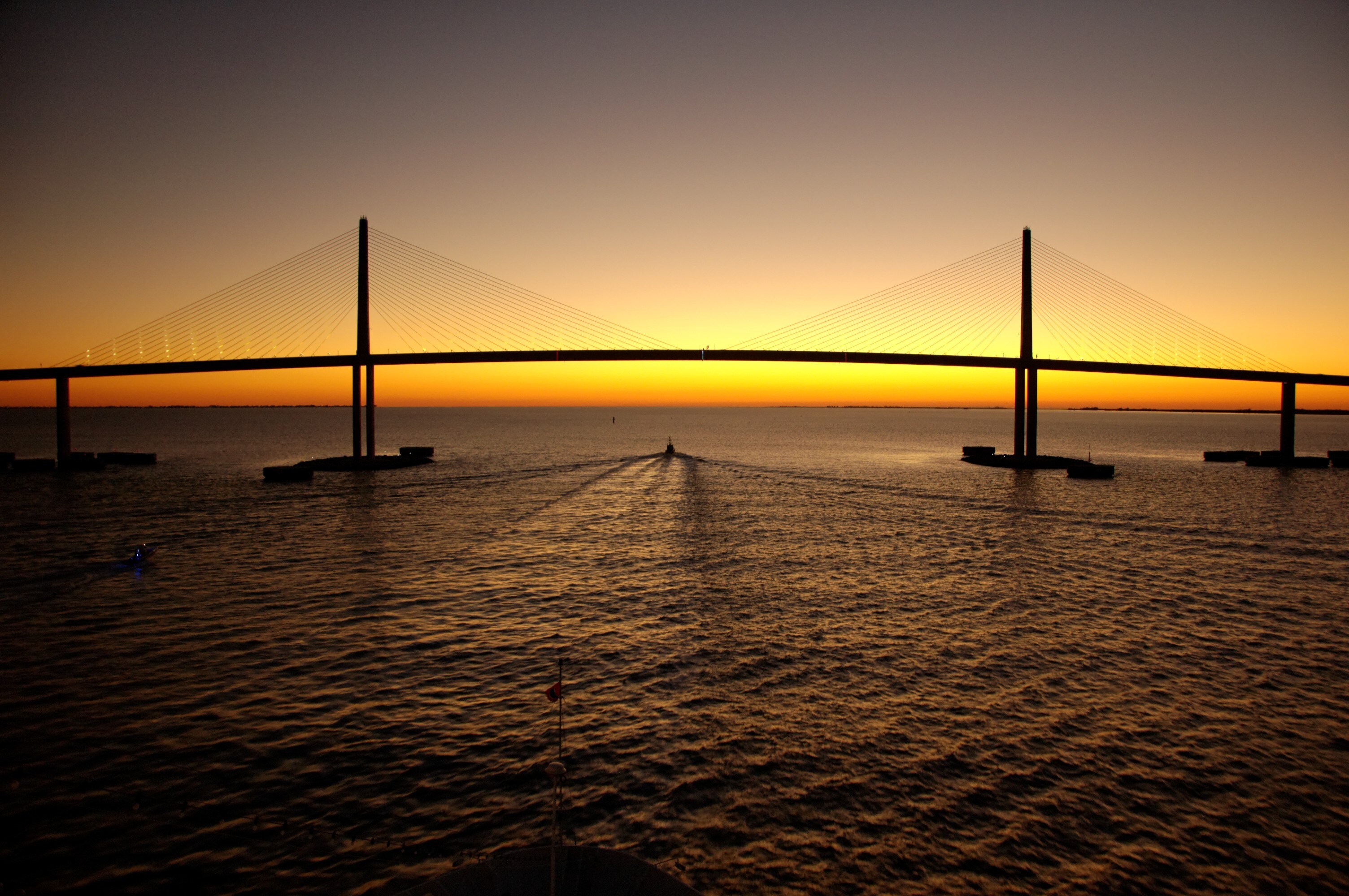 Bridge at sunset