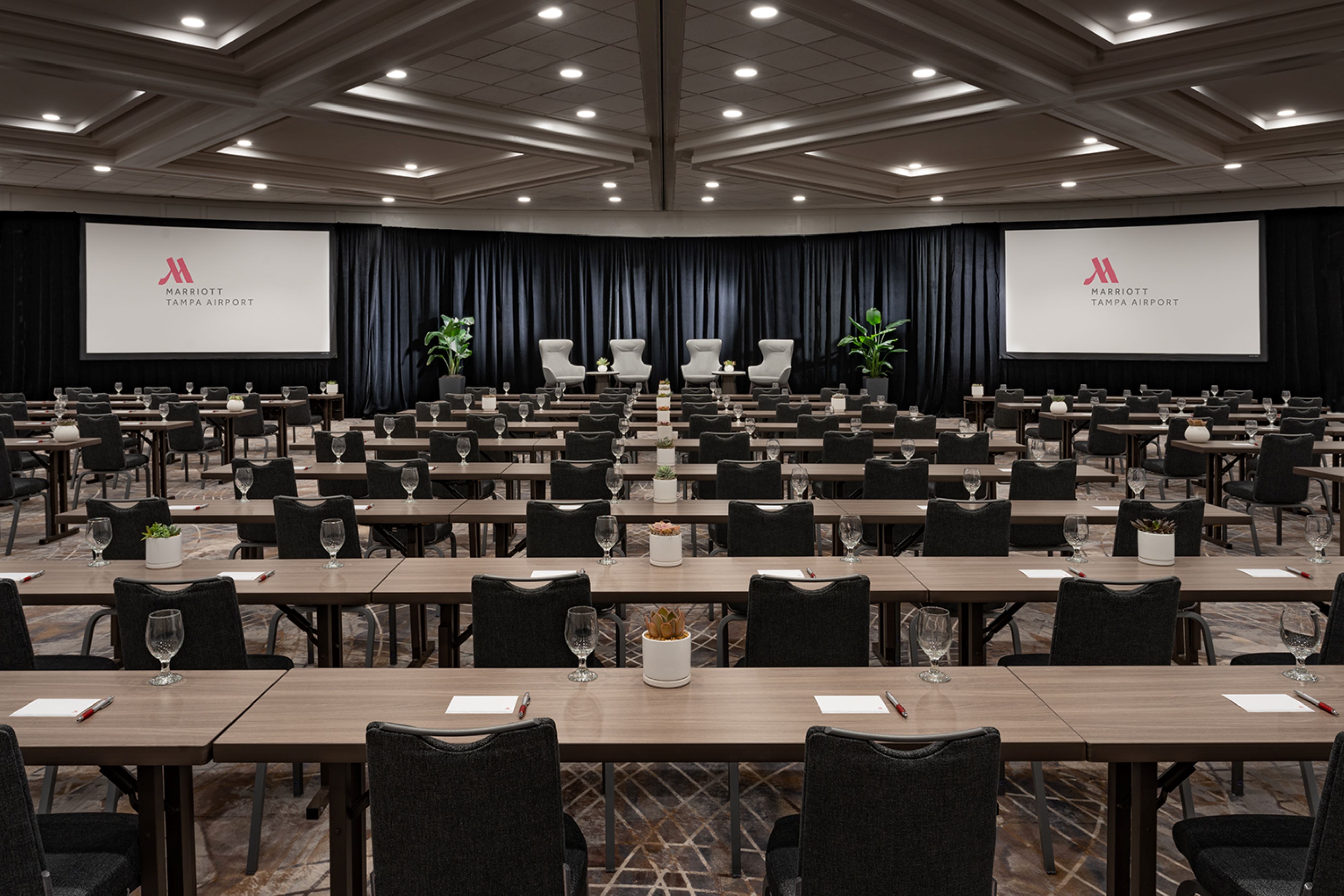 Ballroom meeting setup