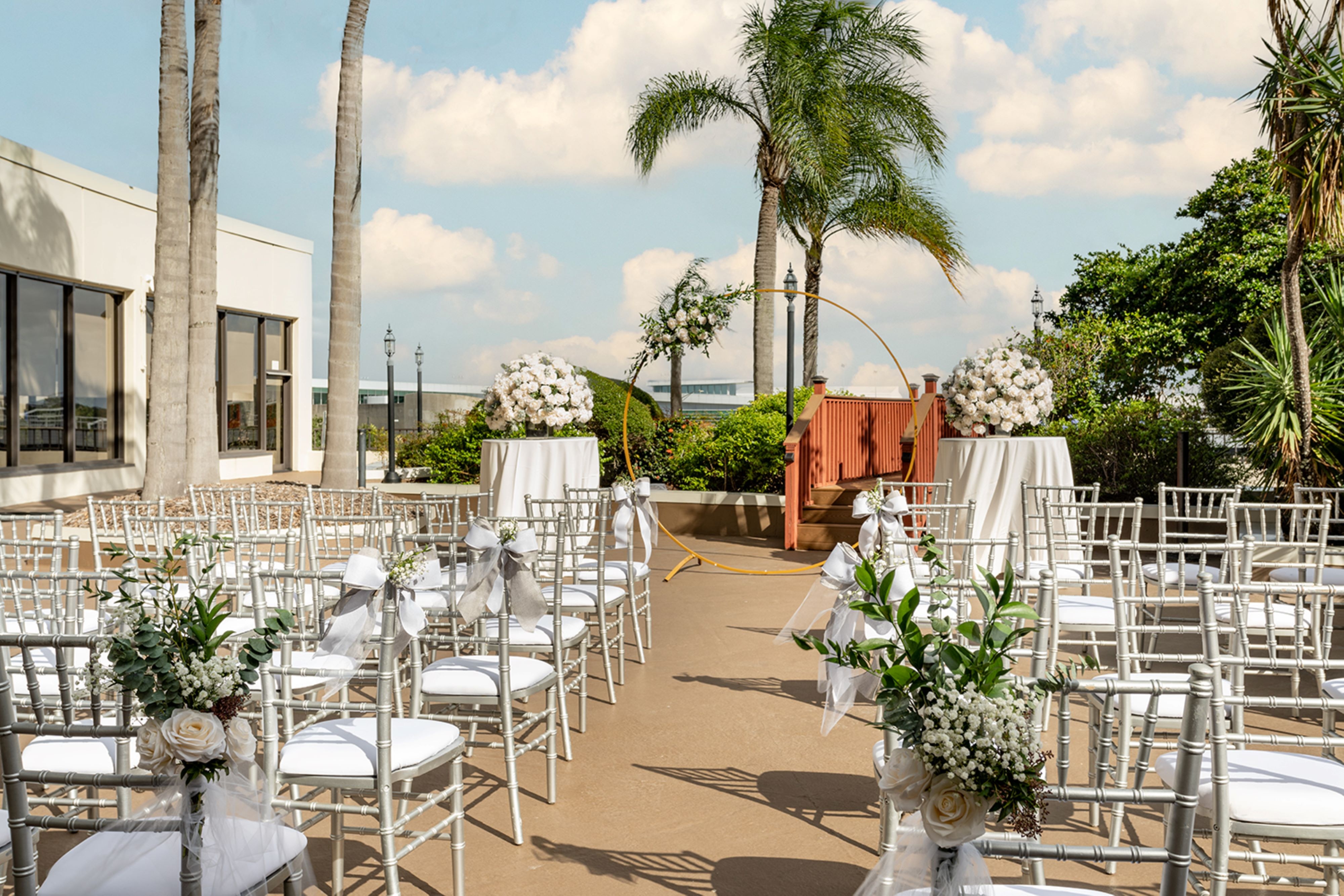 Outdoor wedding