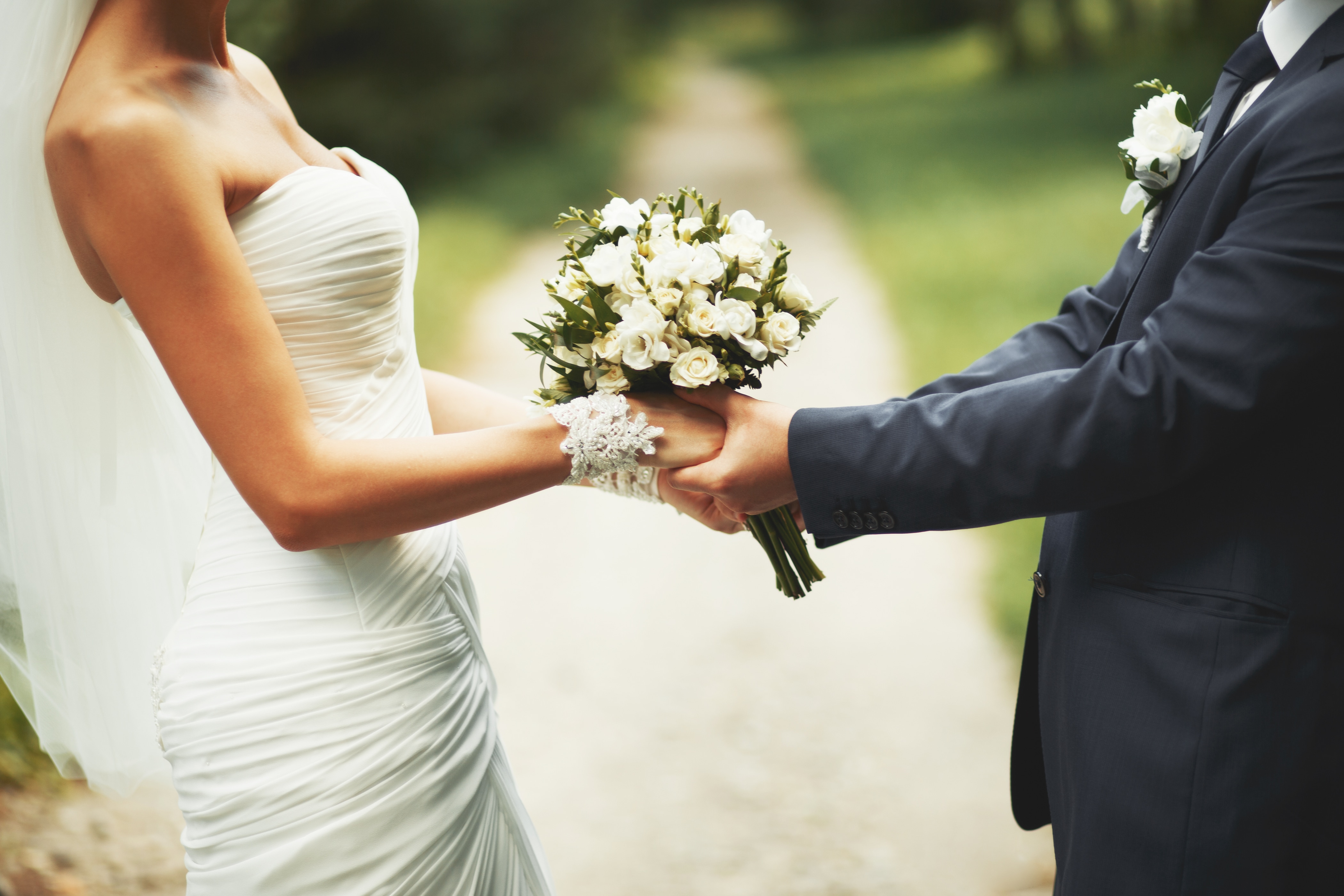 Couple with Flowers
