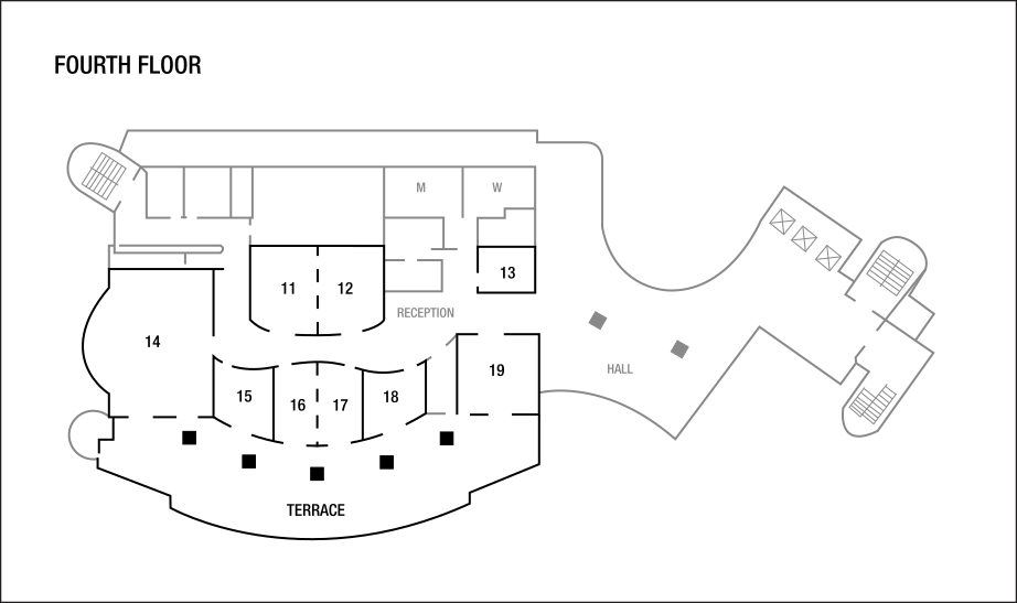 Plans de l’étage de la salle de réunion