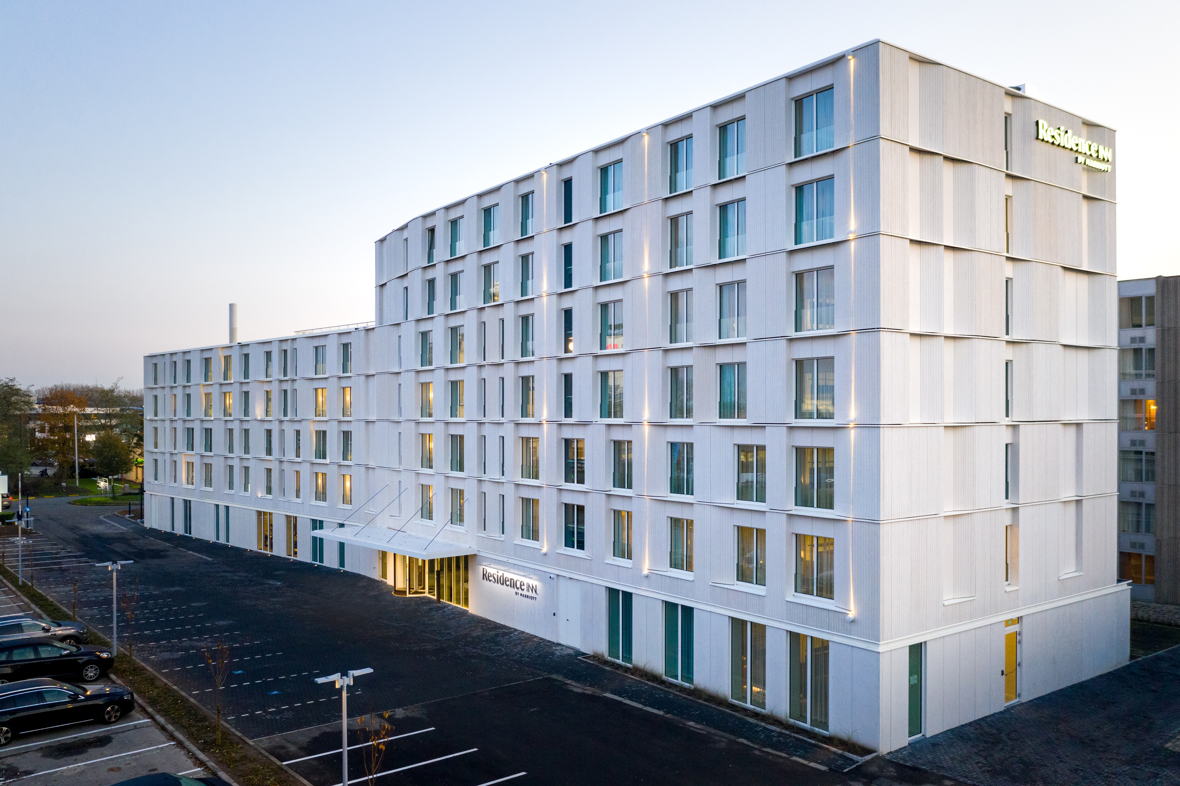 Außenbereich des Hotels.