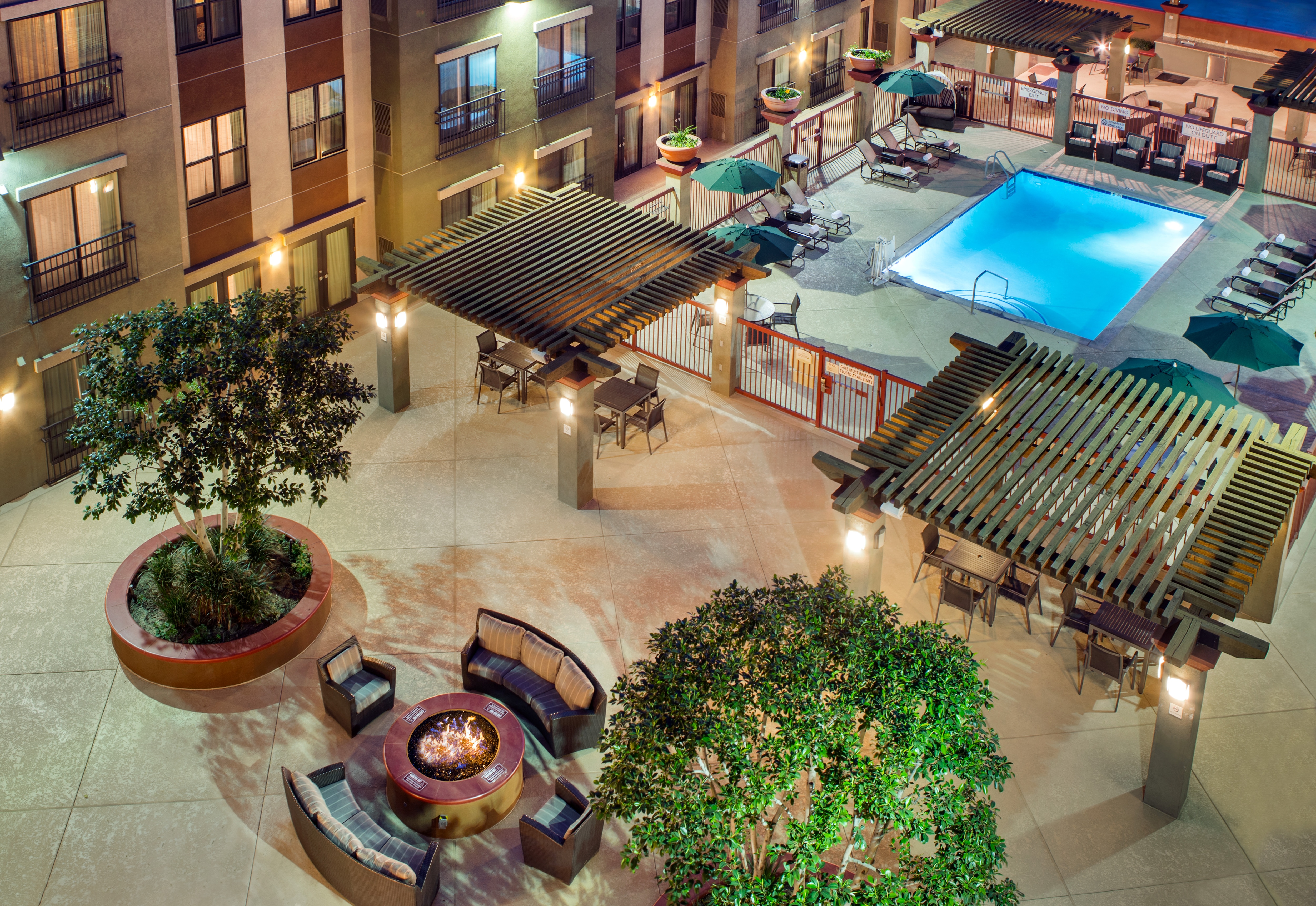 Aerial Pool view