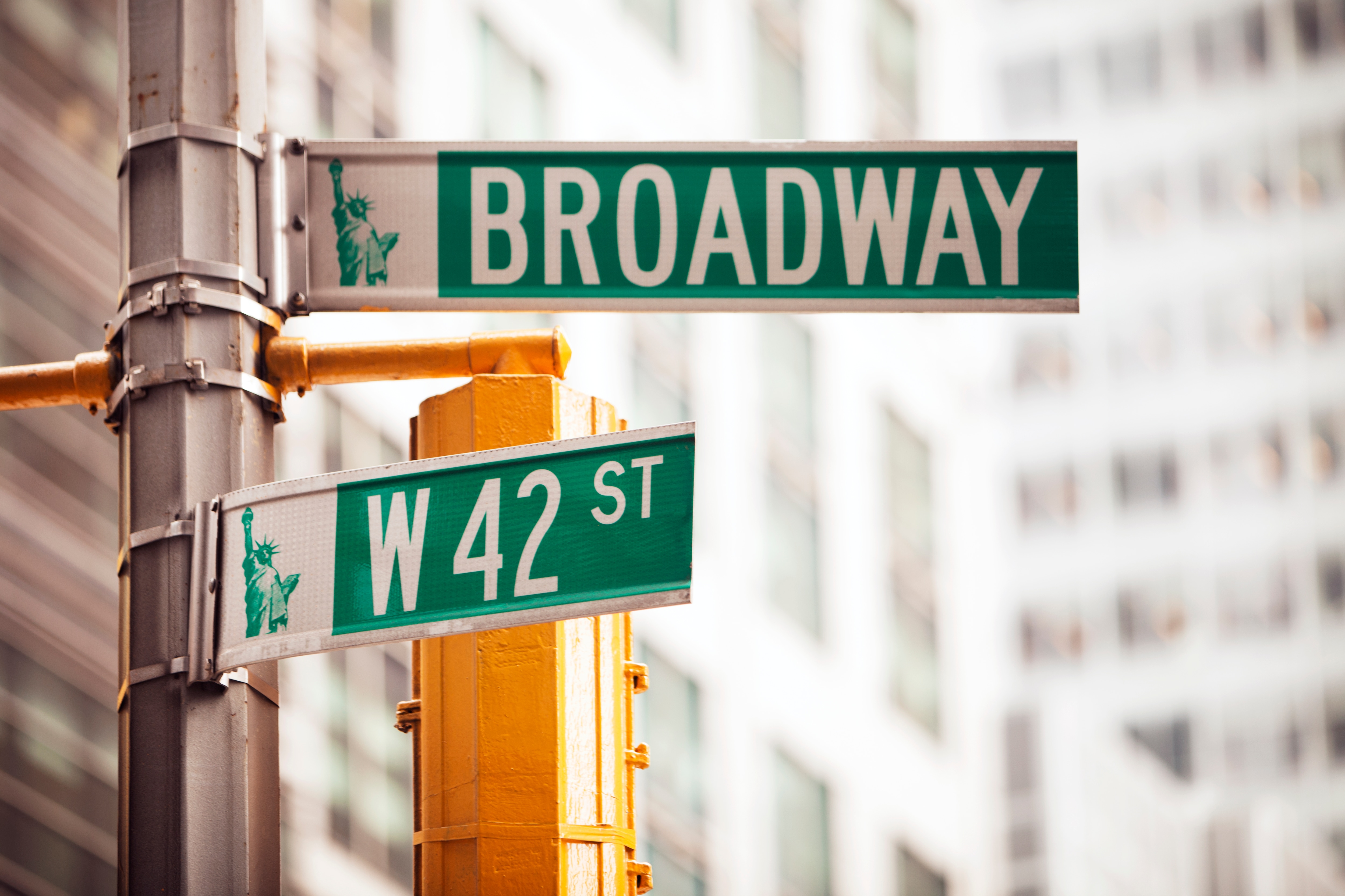 Broadway and 42nd street