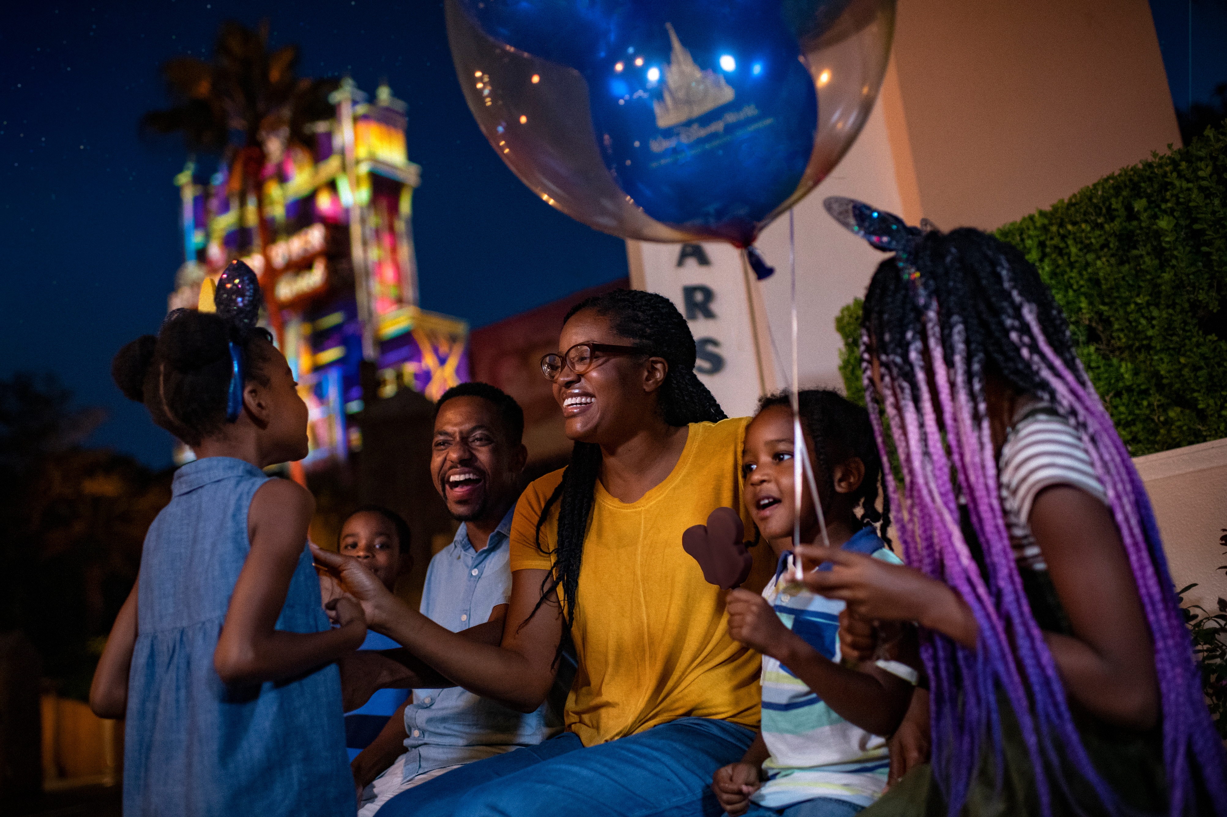 Family at Disney World