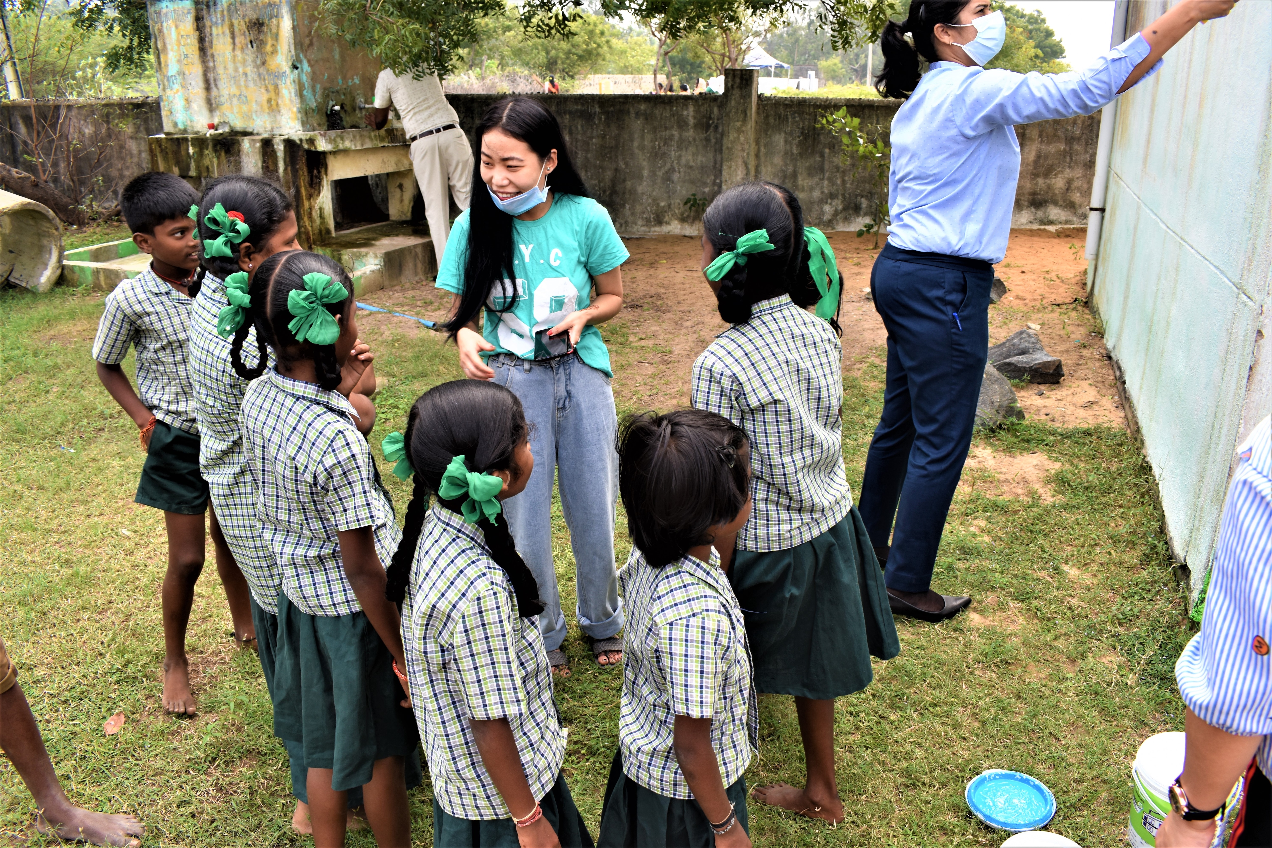 Associate Engaging with Children