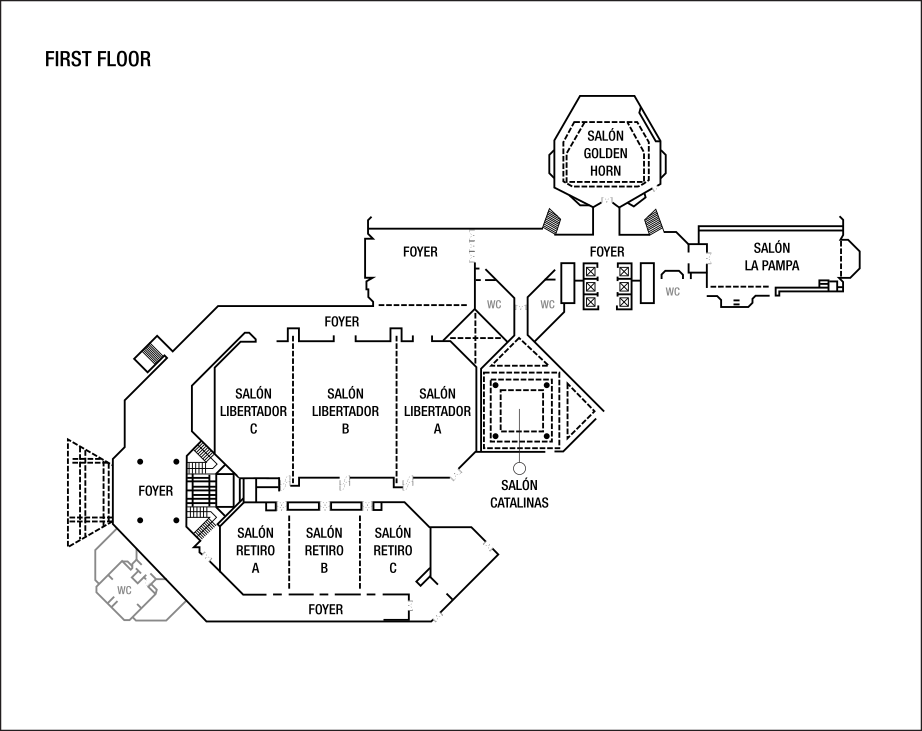 Planos de la sala de reuniones