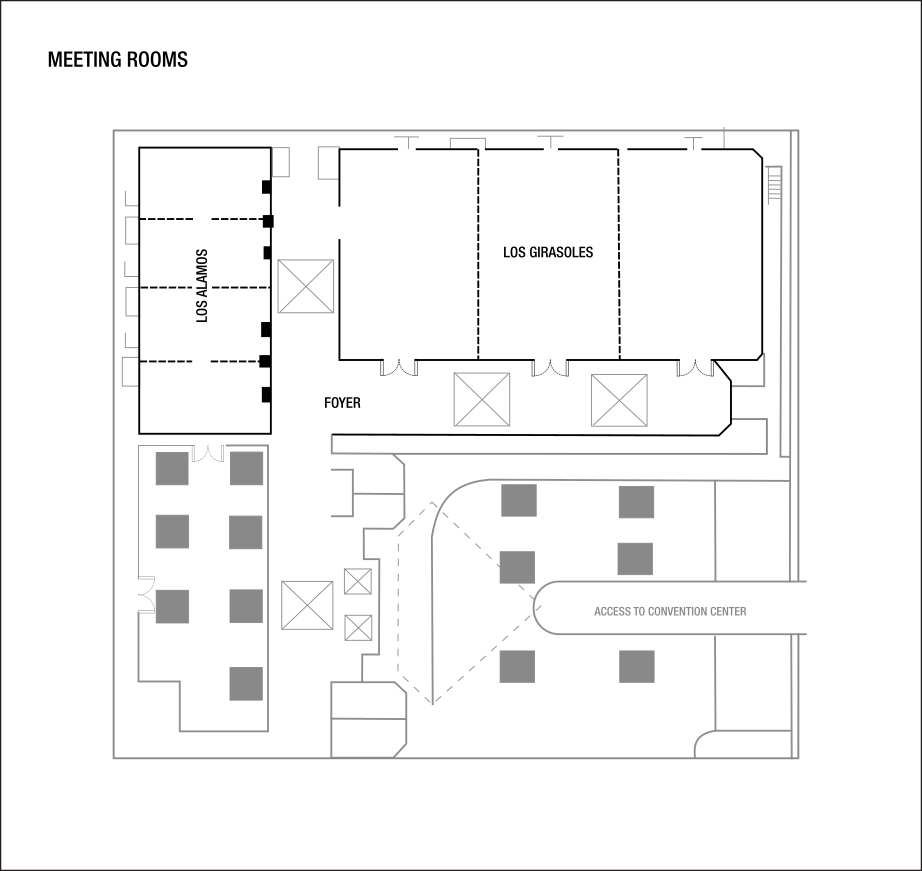 Planos de planta de sala de reuniones
