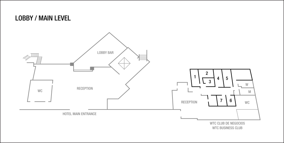 Planos de planta de sala de reuniones