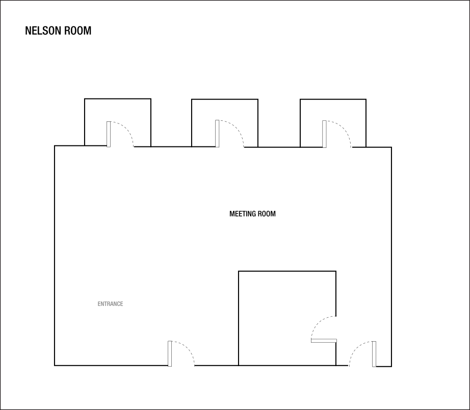 مخططات طابق قاعة الاجتماعات