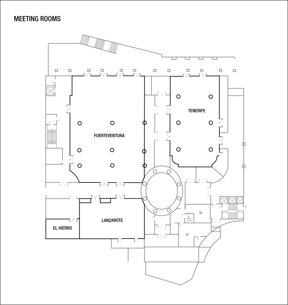 Planos de la sala de reuniones