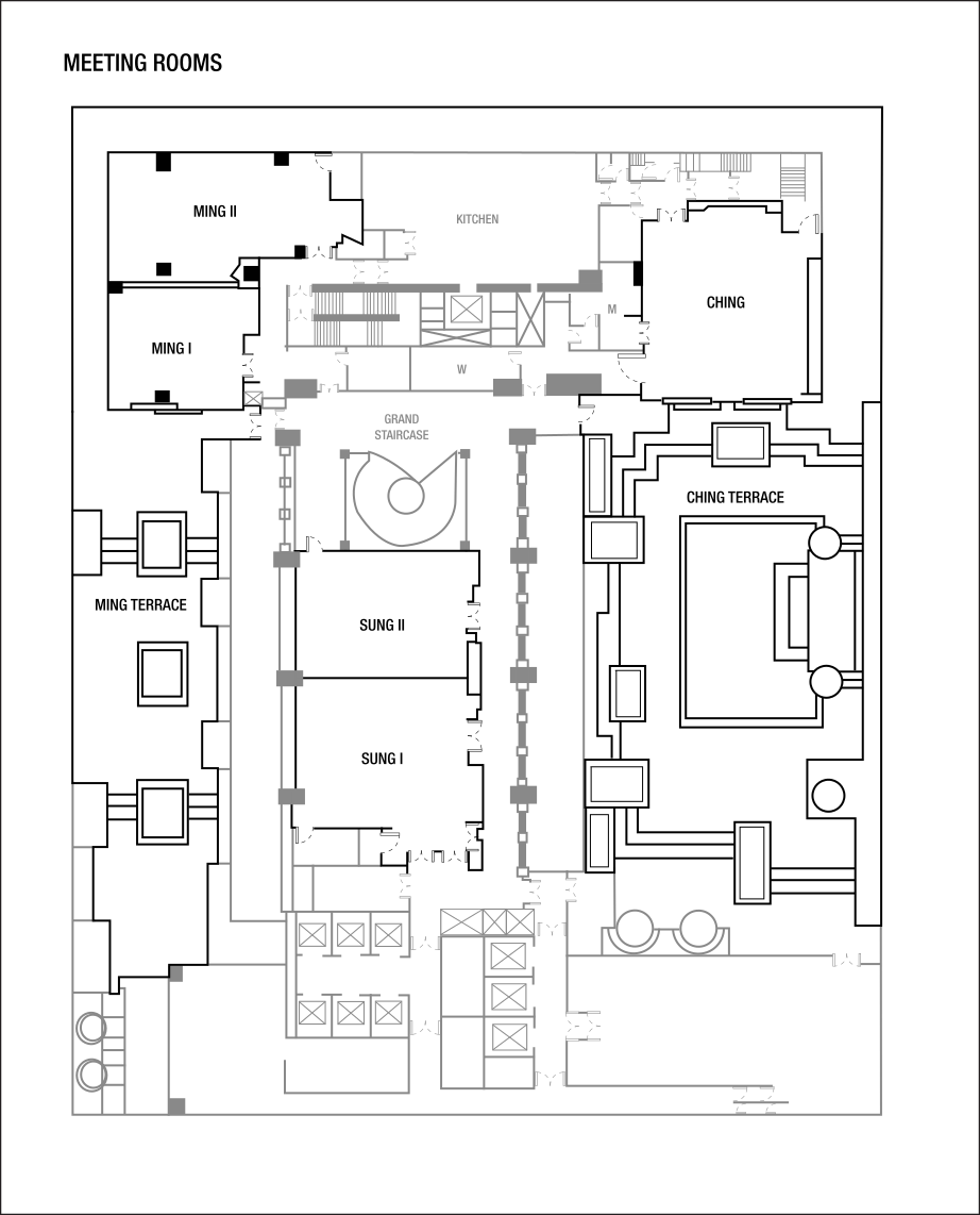 Plans de l’étage de la salle de réunion