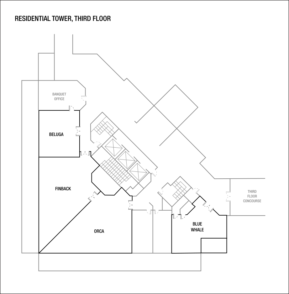 Plans de l’étage de la salle de réunion