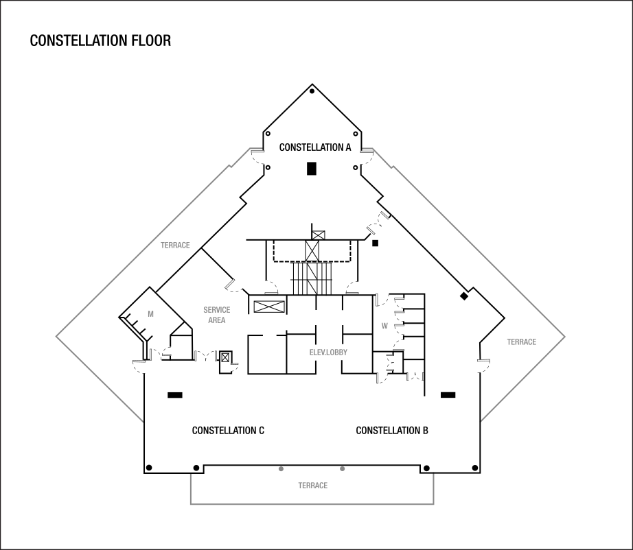 Plans de l’étage de la salle de réunion