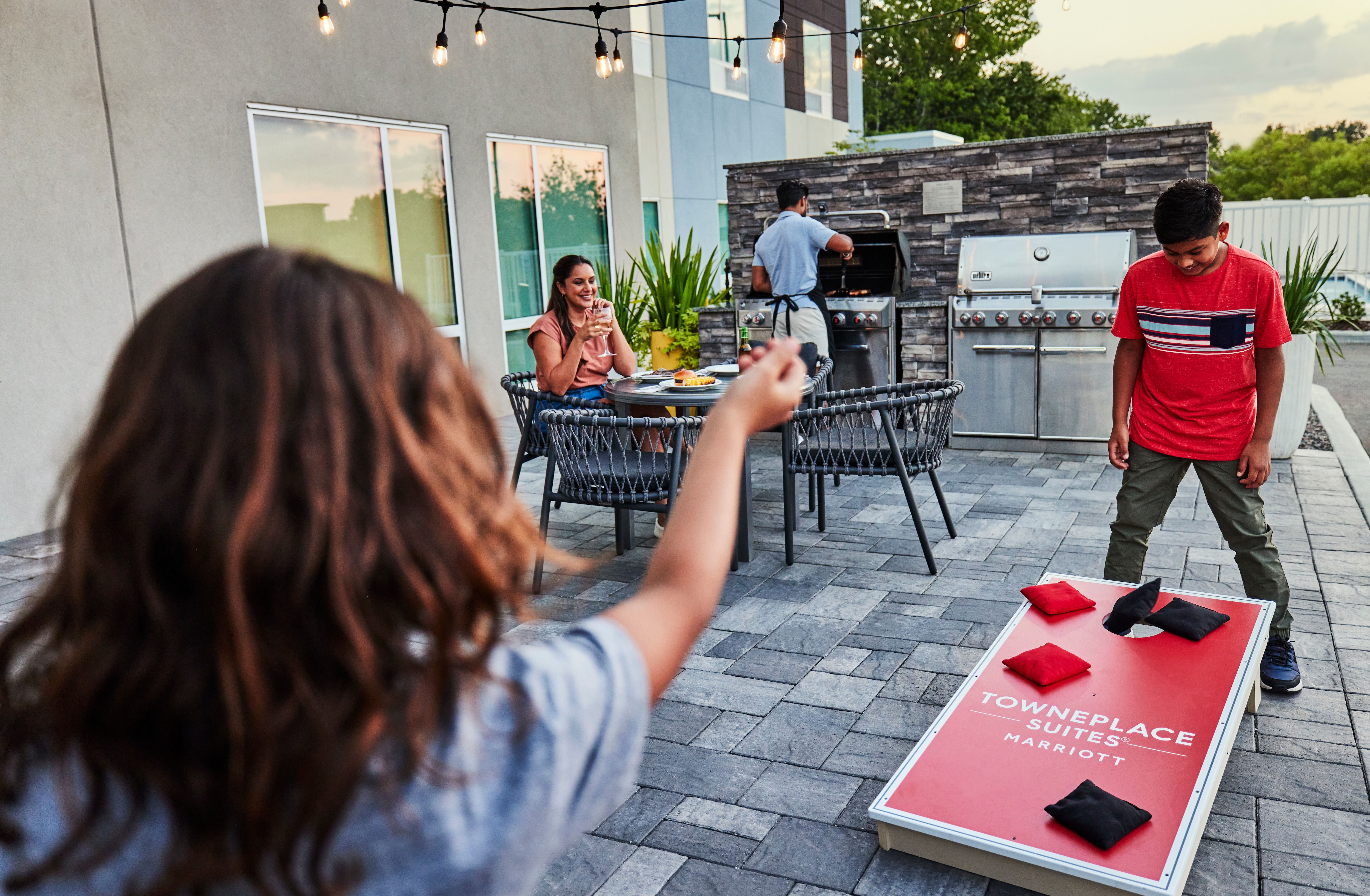 Grill, patio, outdoor space, Weber Grill, outside