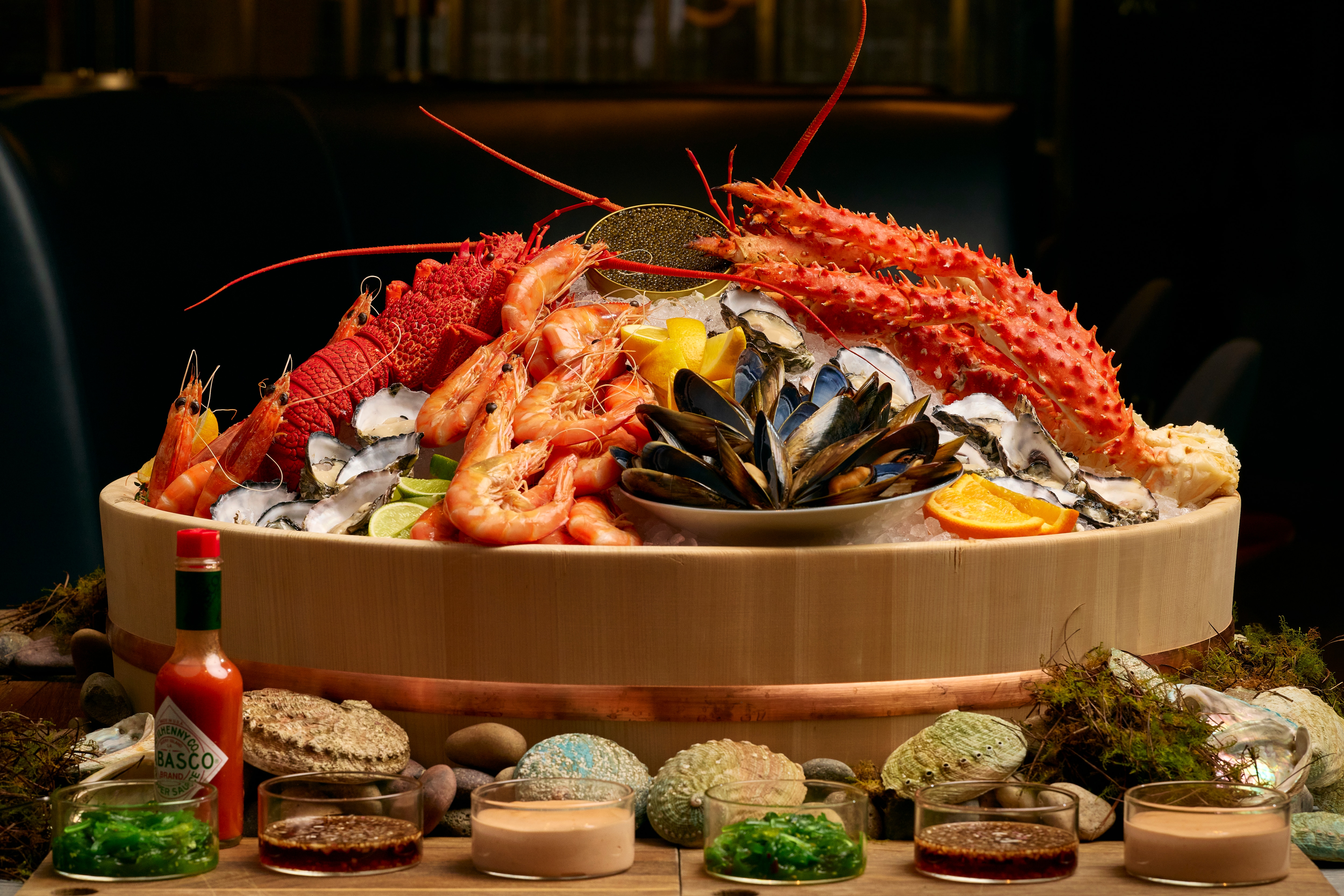 Christmas seafood buffet