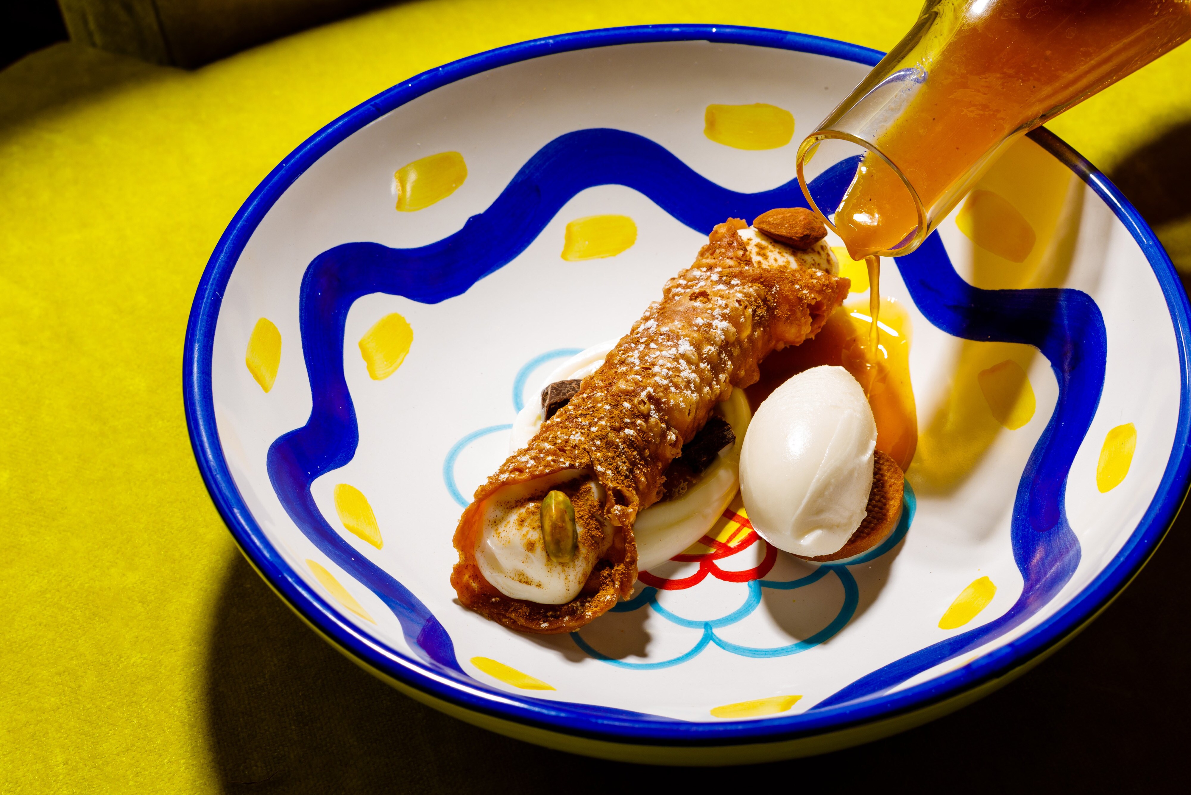 Plate of cannolo