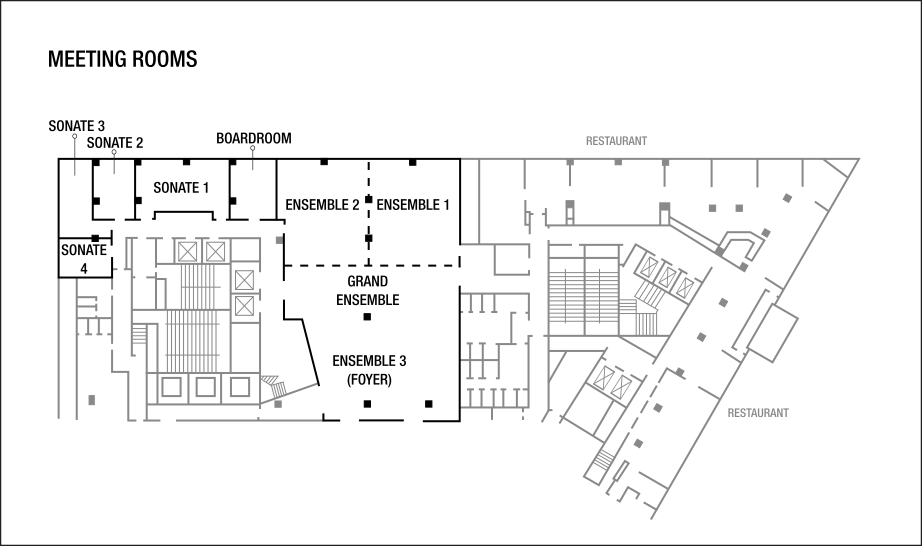 Plans de l’étage de la salle de réunion