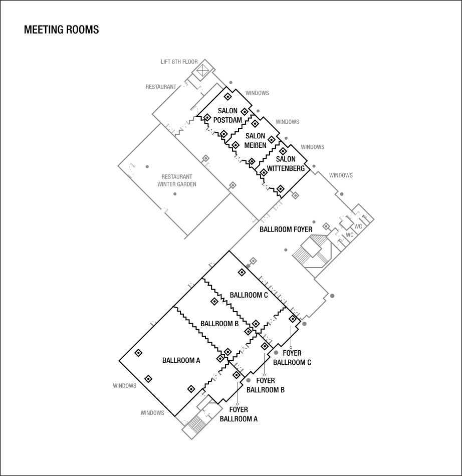 Planos de salas de reuniones