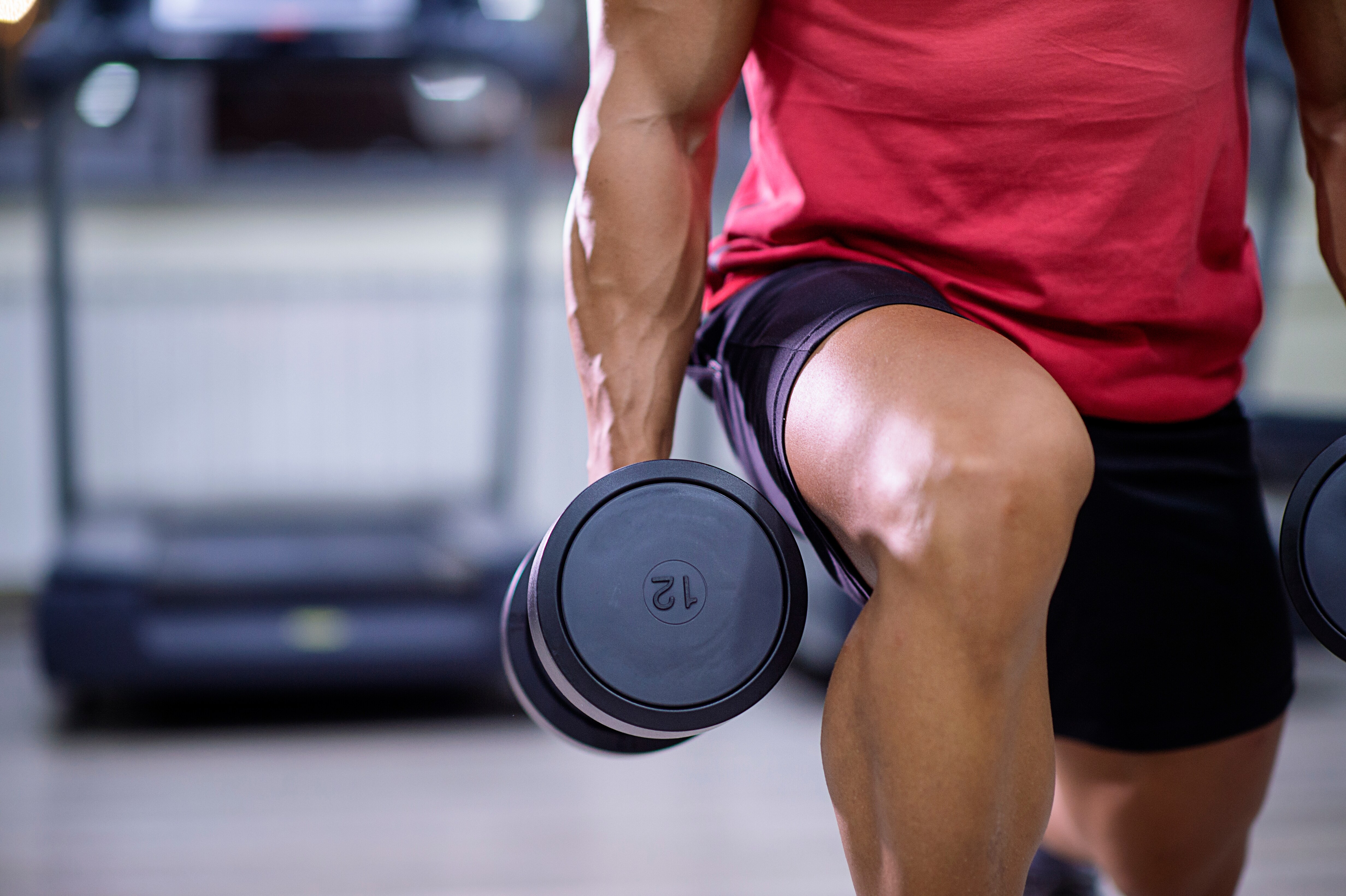 Person lifting weights