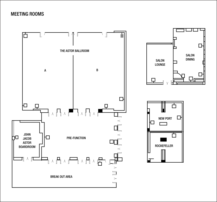 Grundrisse für Meetingraum