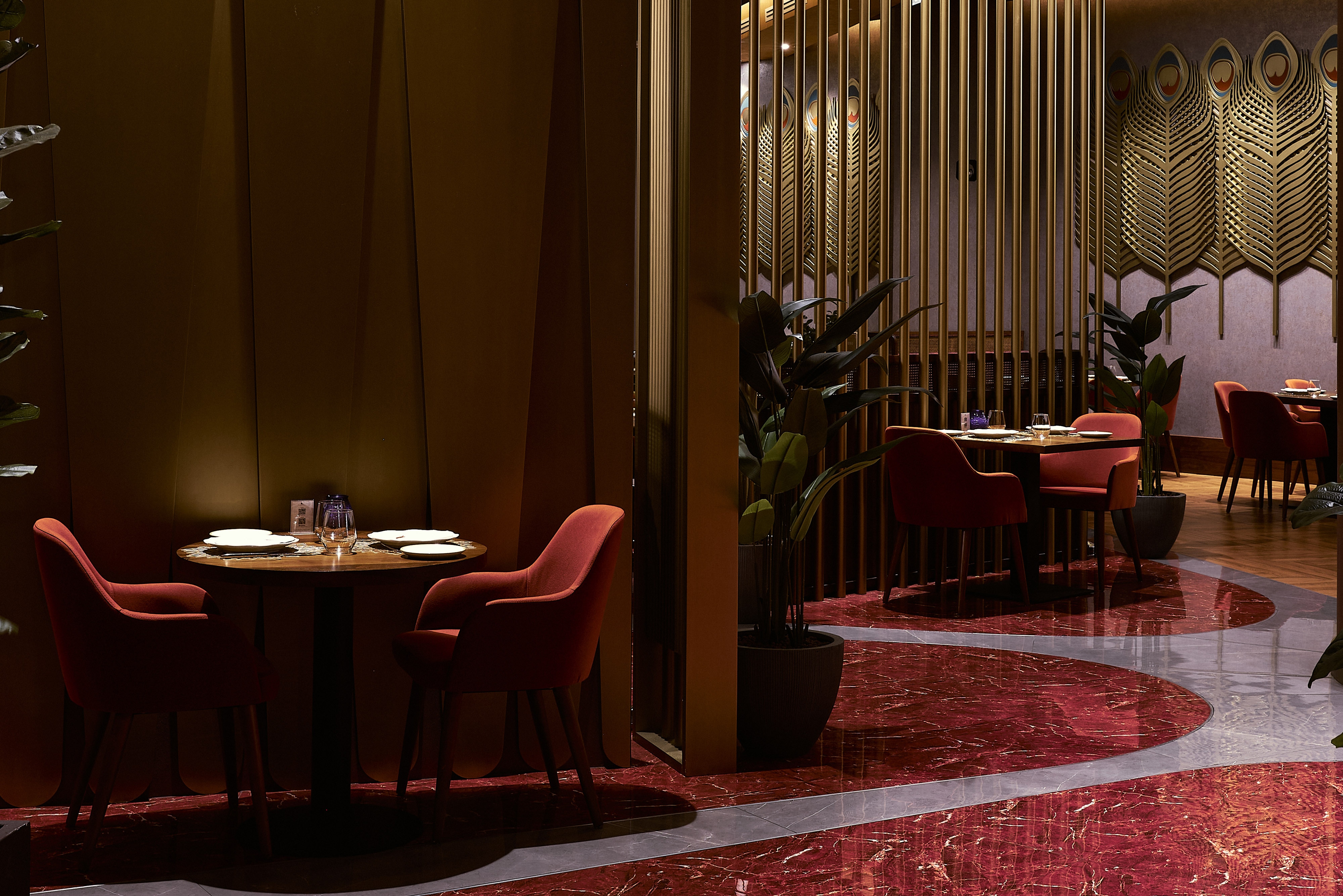 RIVAAJ restaurant seating area