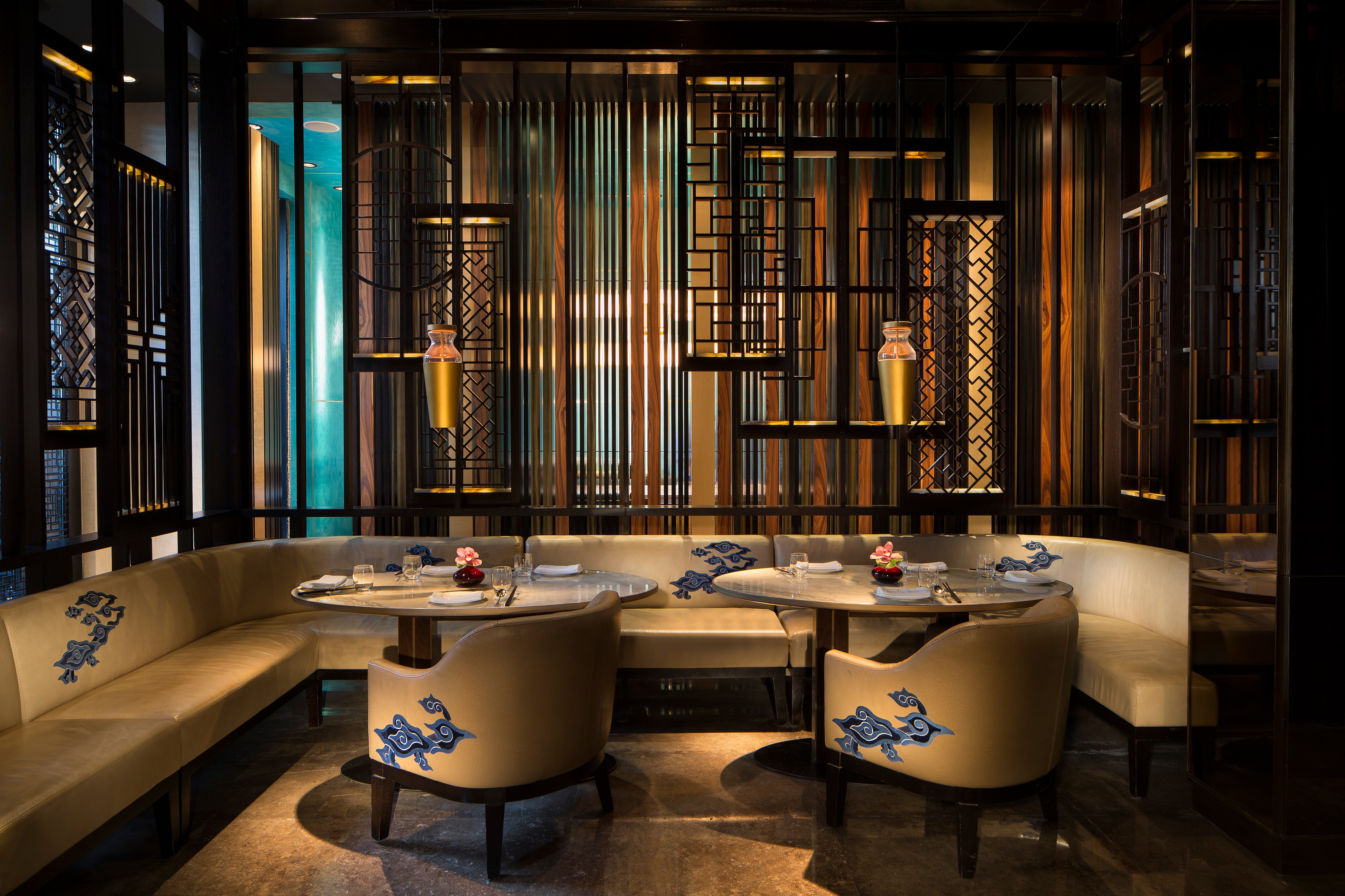 Hakkasan restaurant seating area