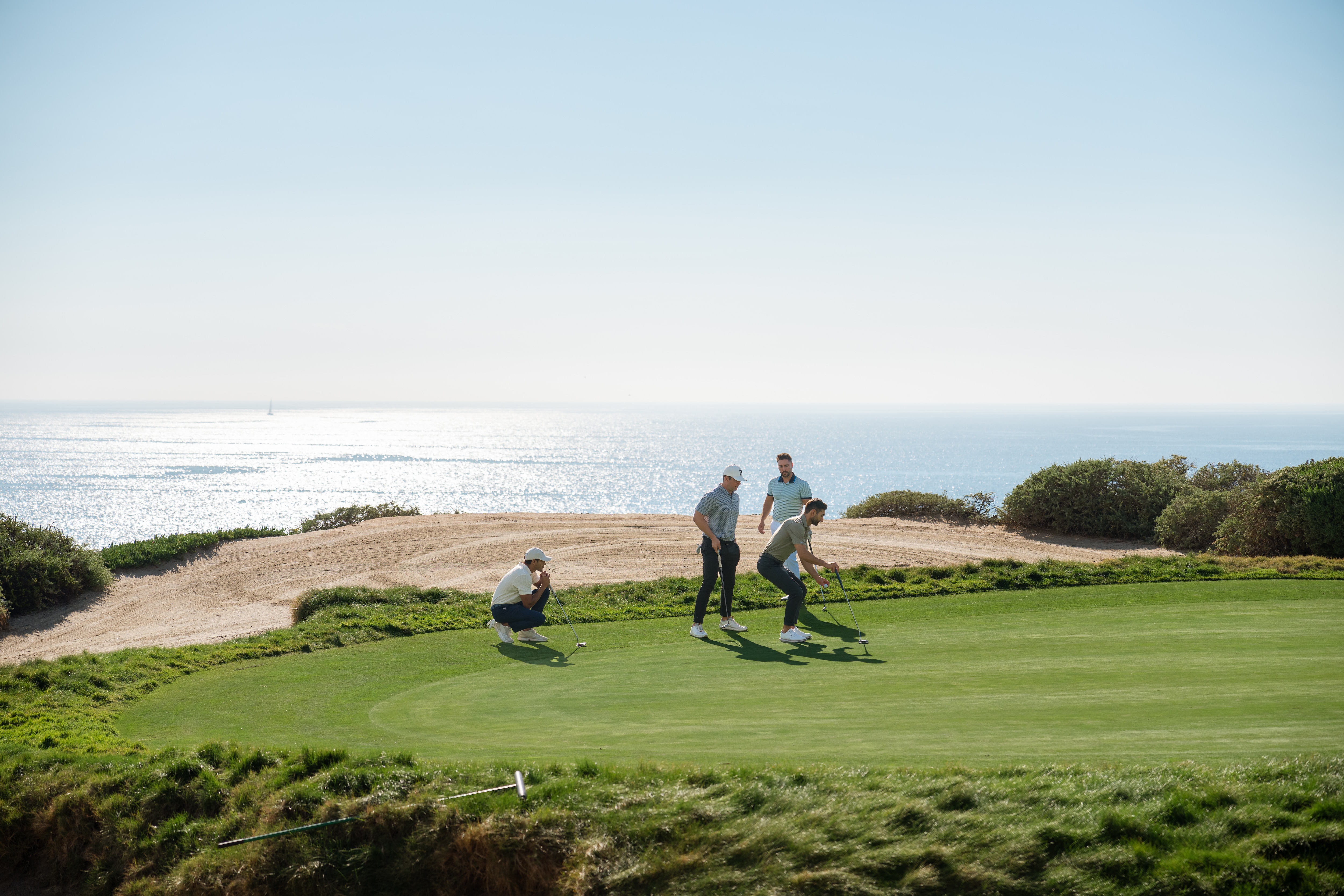 Men at the Putting Green