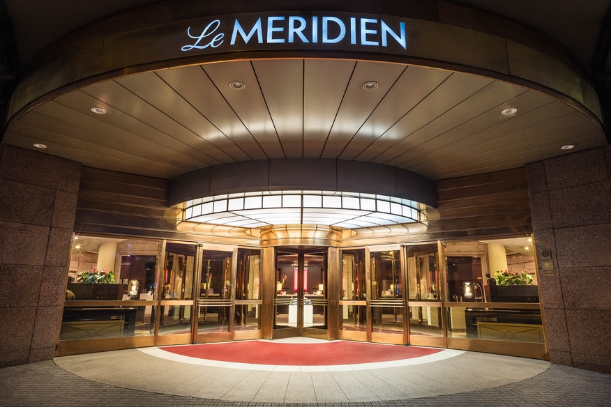 Exterior main entrance of Le Meridien Stuttgart