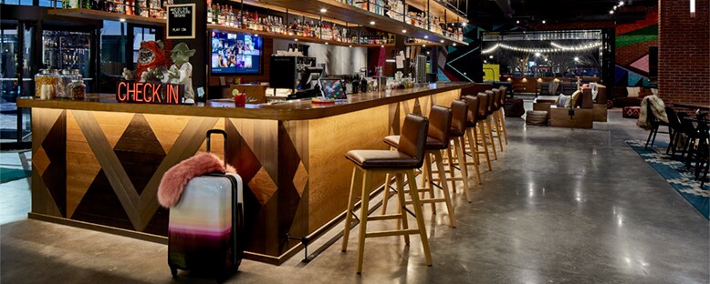 Miami bar moxy counter seating