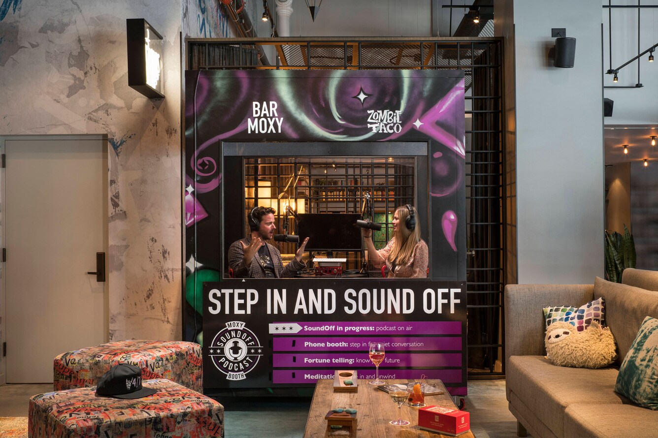 Moxy sound booth