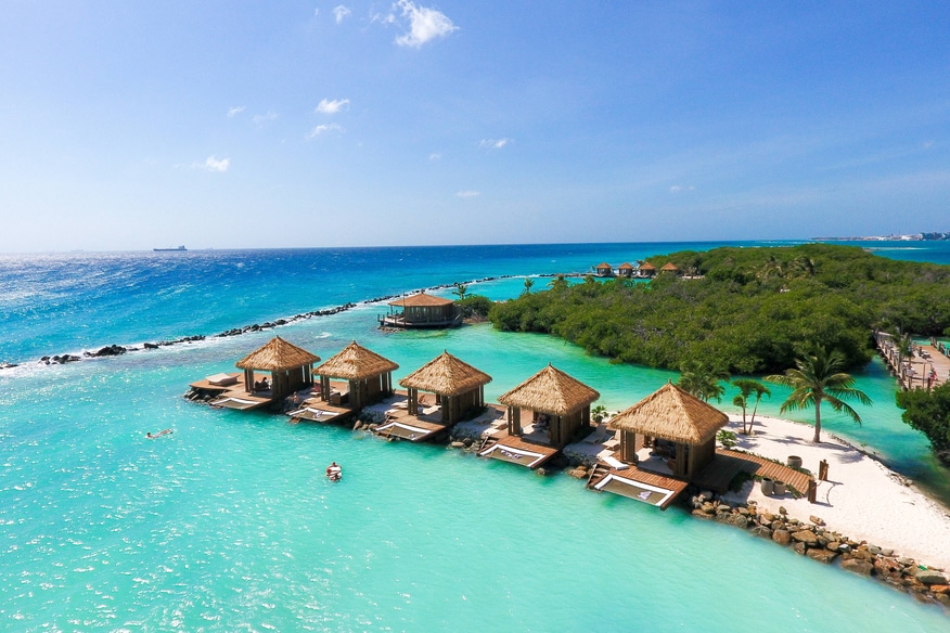 Cabanas at the beach