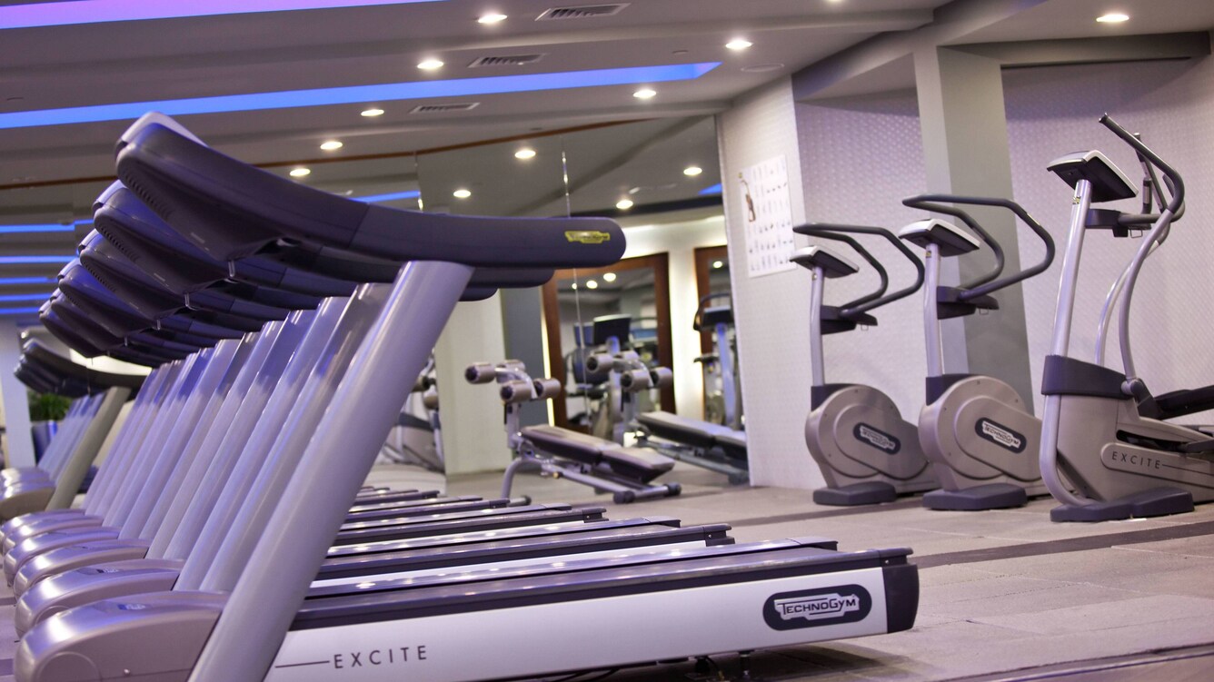 Treadmills at the Fitness Center
