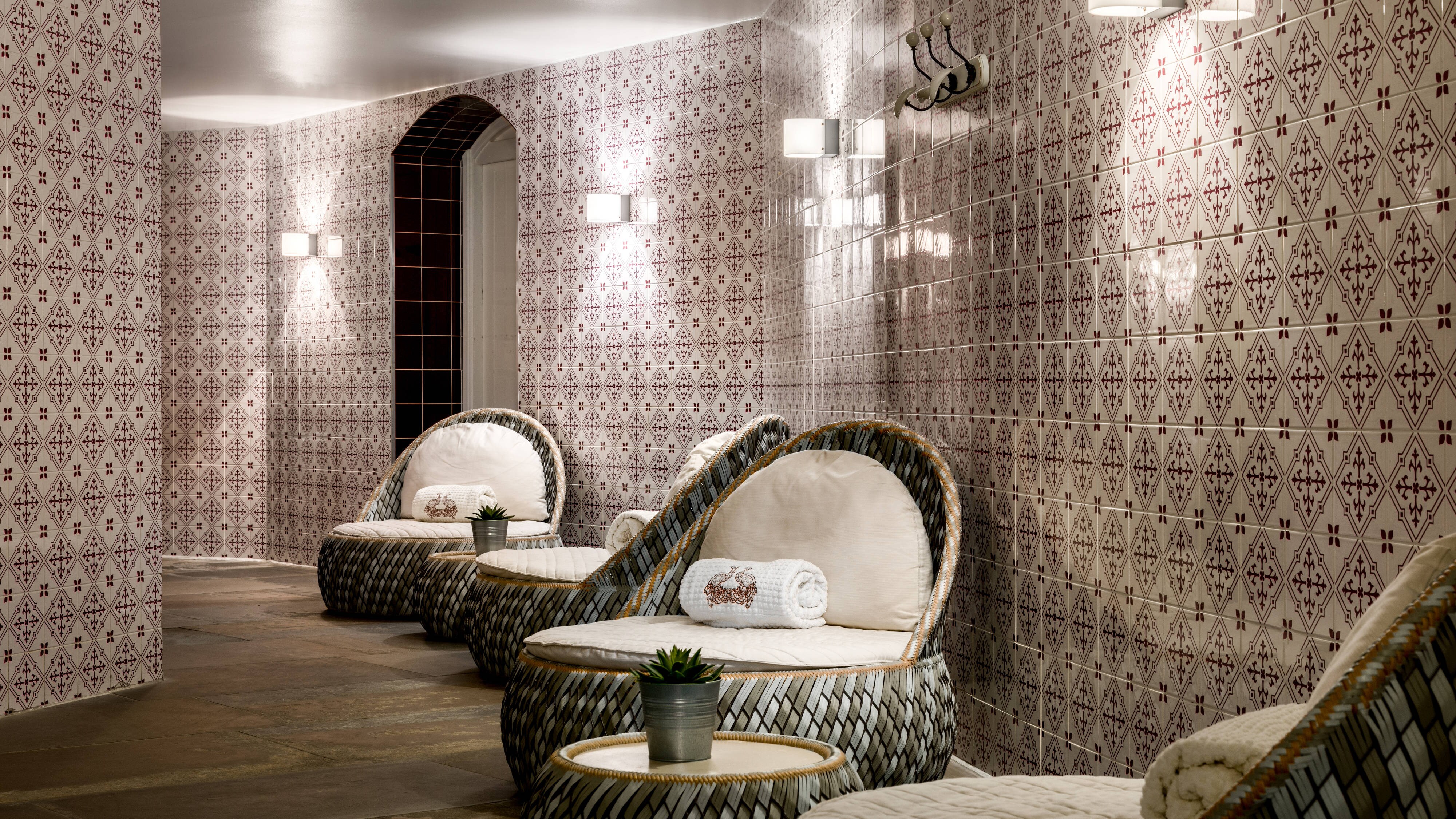 Spa seating area