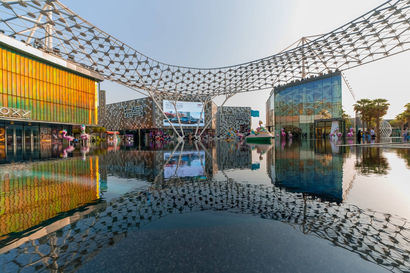 Dubai city walk during the day