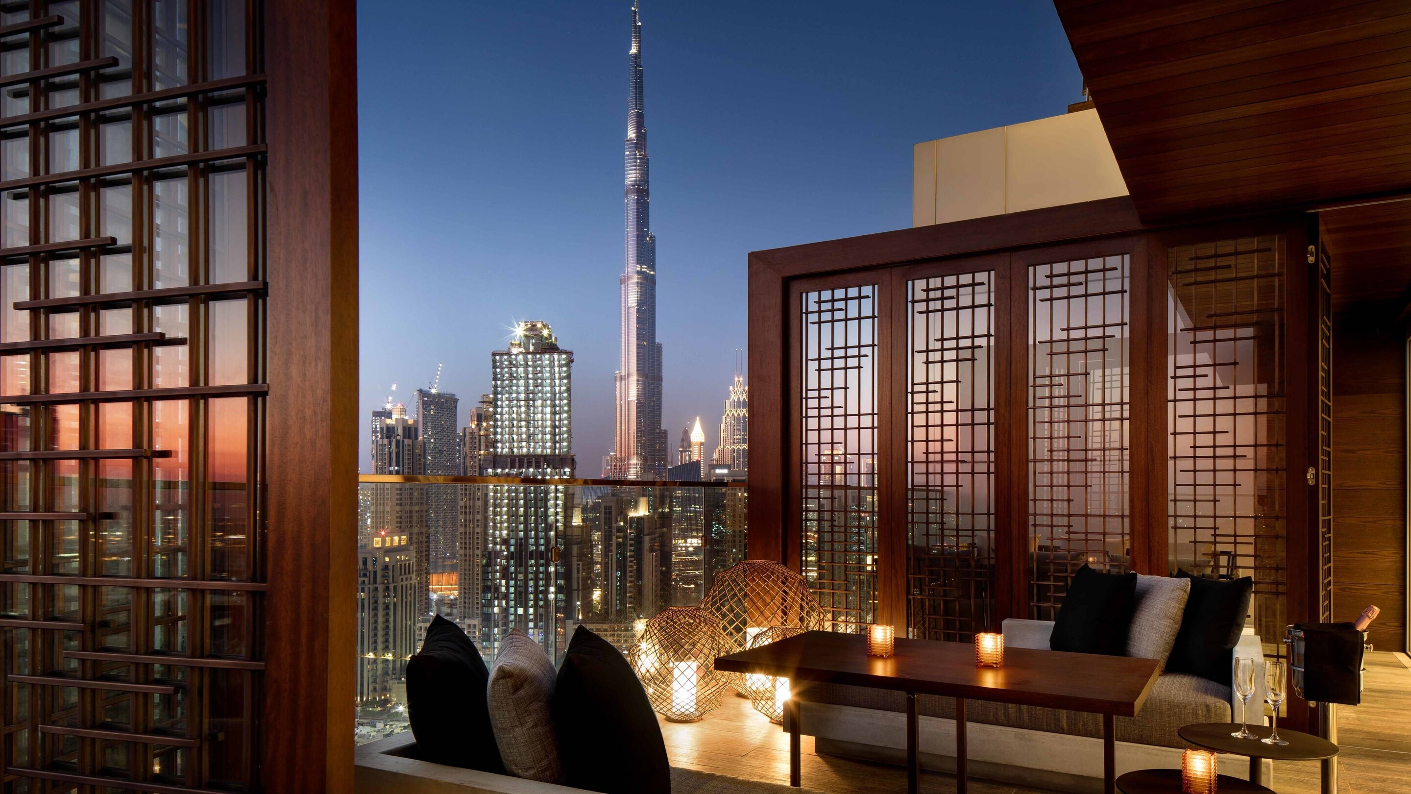 mami umami terrace city skyline view