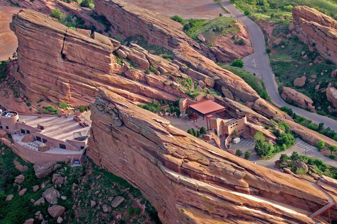 View of Redrocks amphitheater.