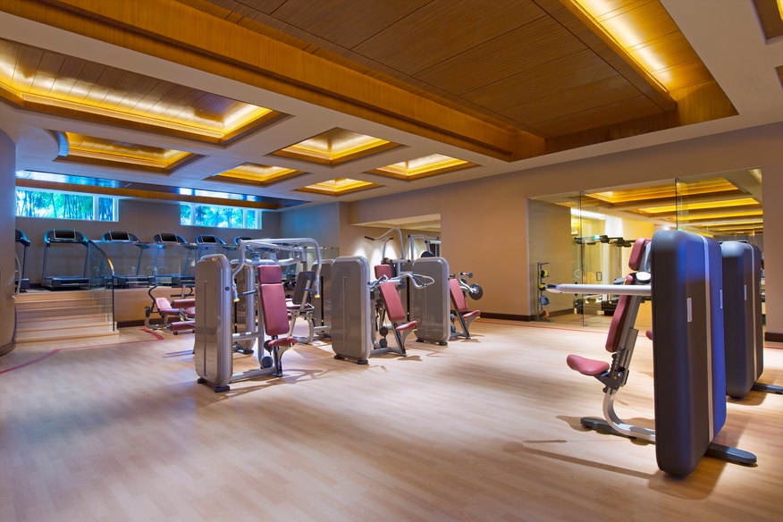 Sheraton fitness center weight machines