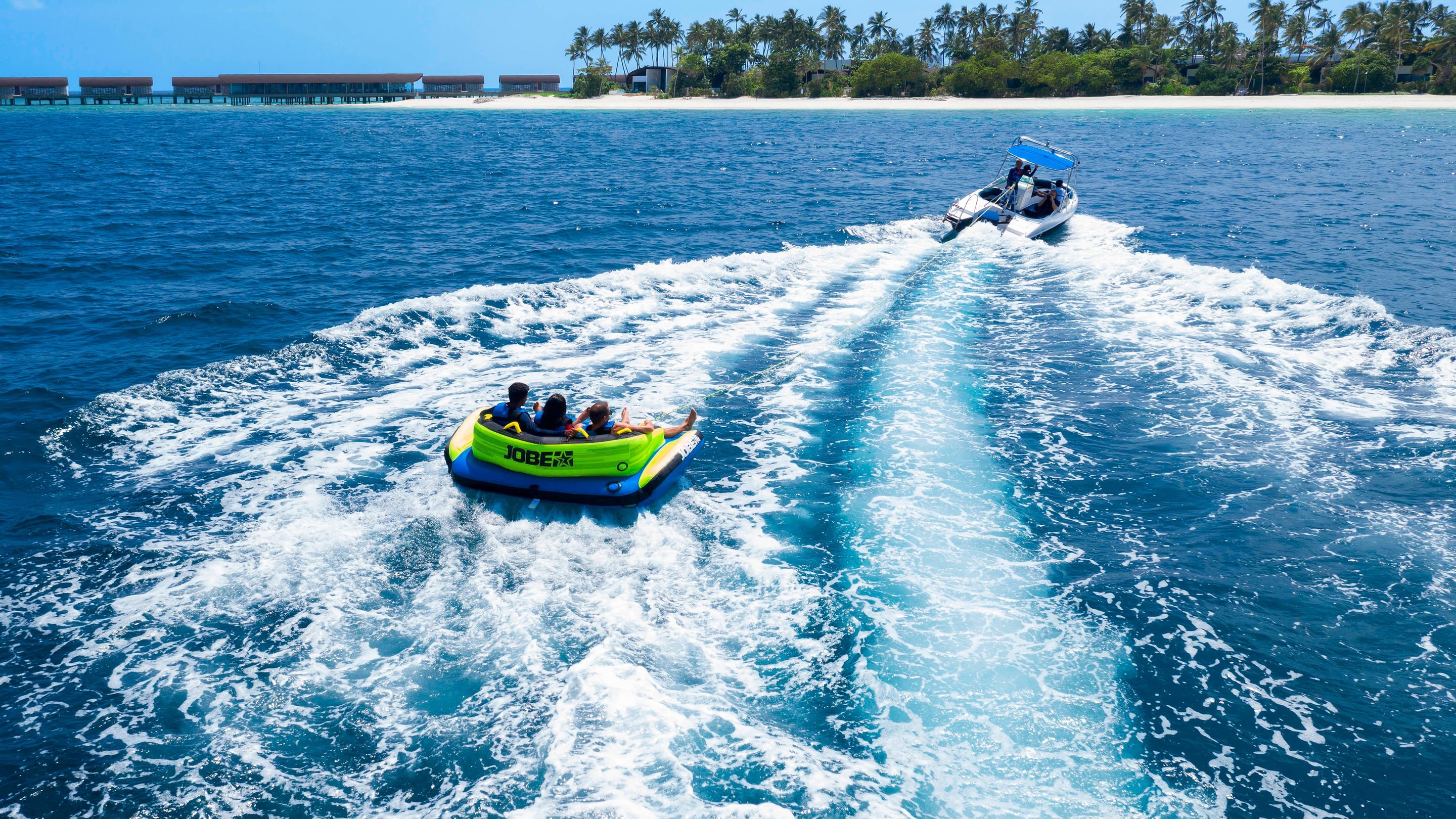 Tubing on the ocean view