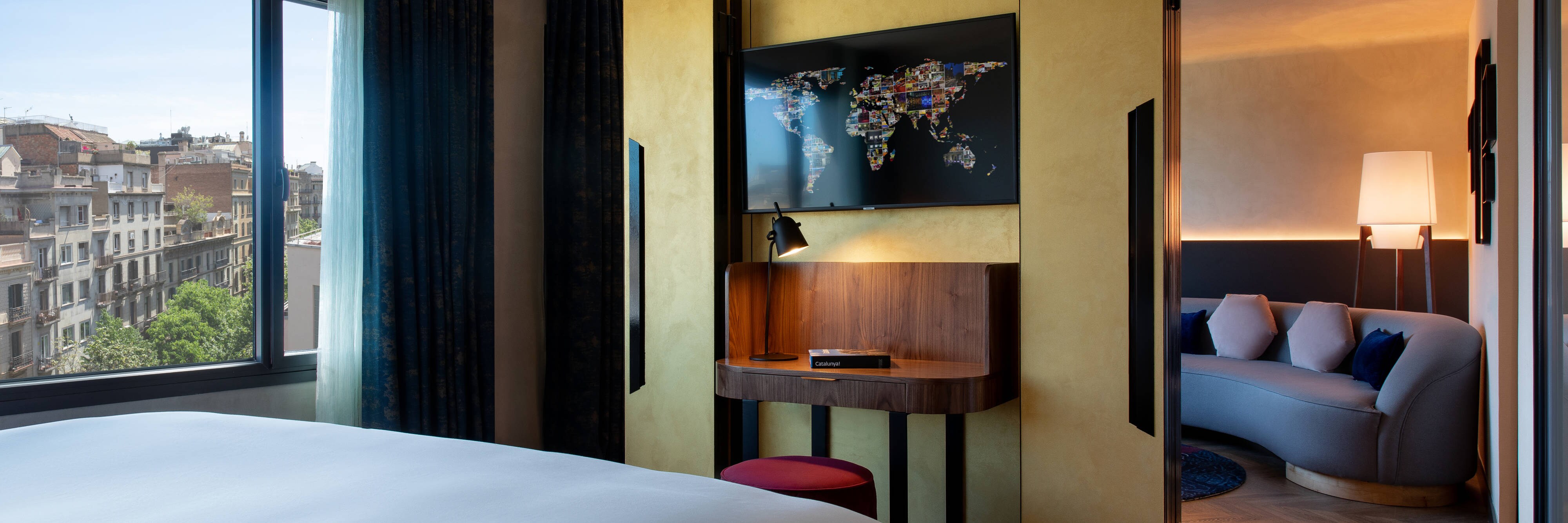 Suite with a view.
