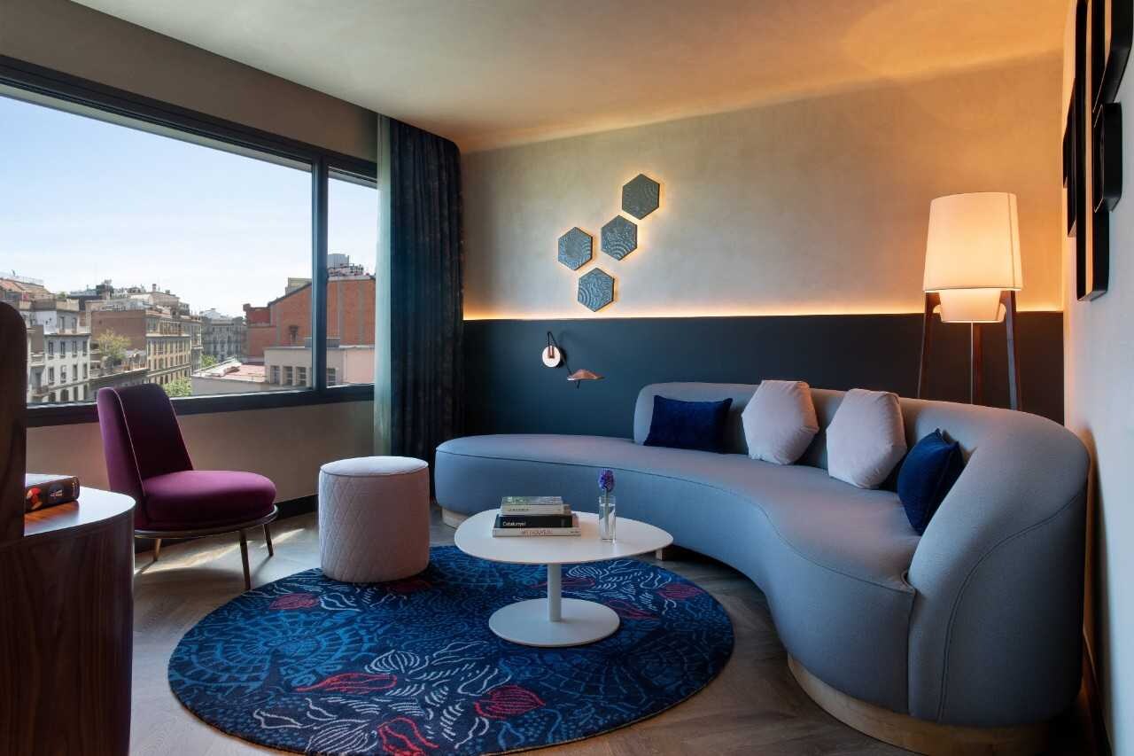 Suite living area.