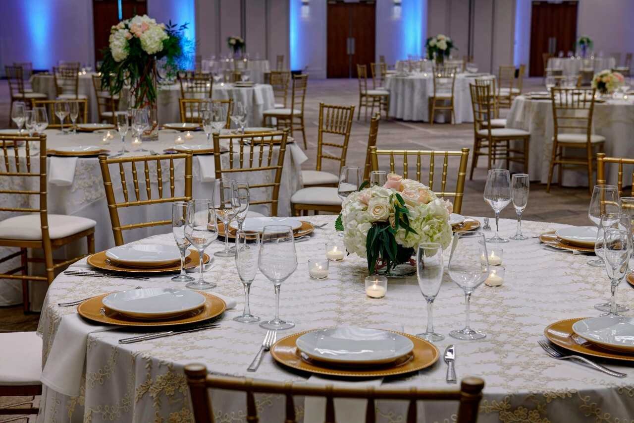 Reception setup.