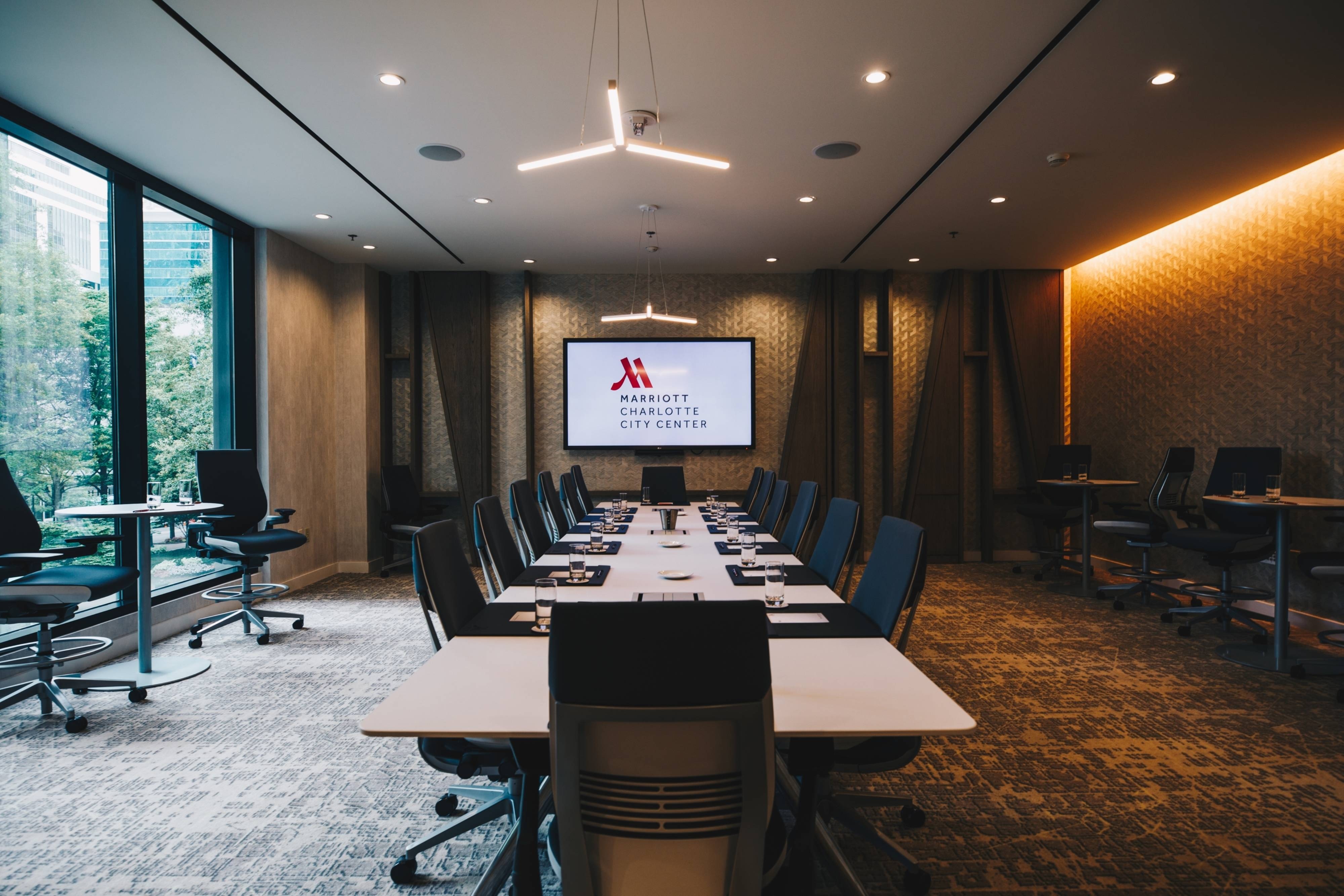 Charlotte Marriott City Center Boardroom