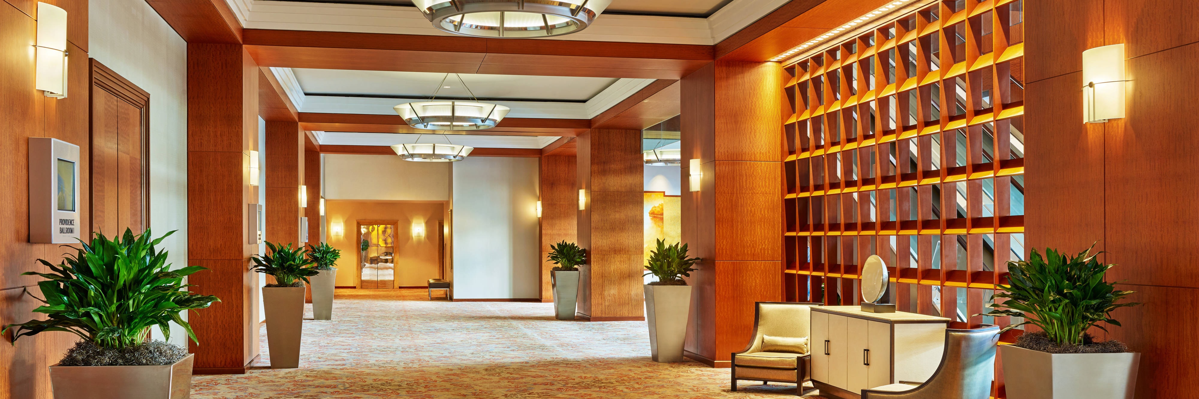 Providence pre-function area.