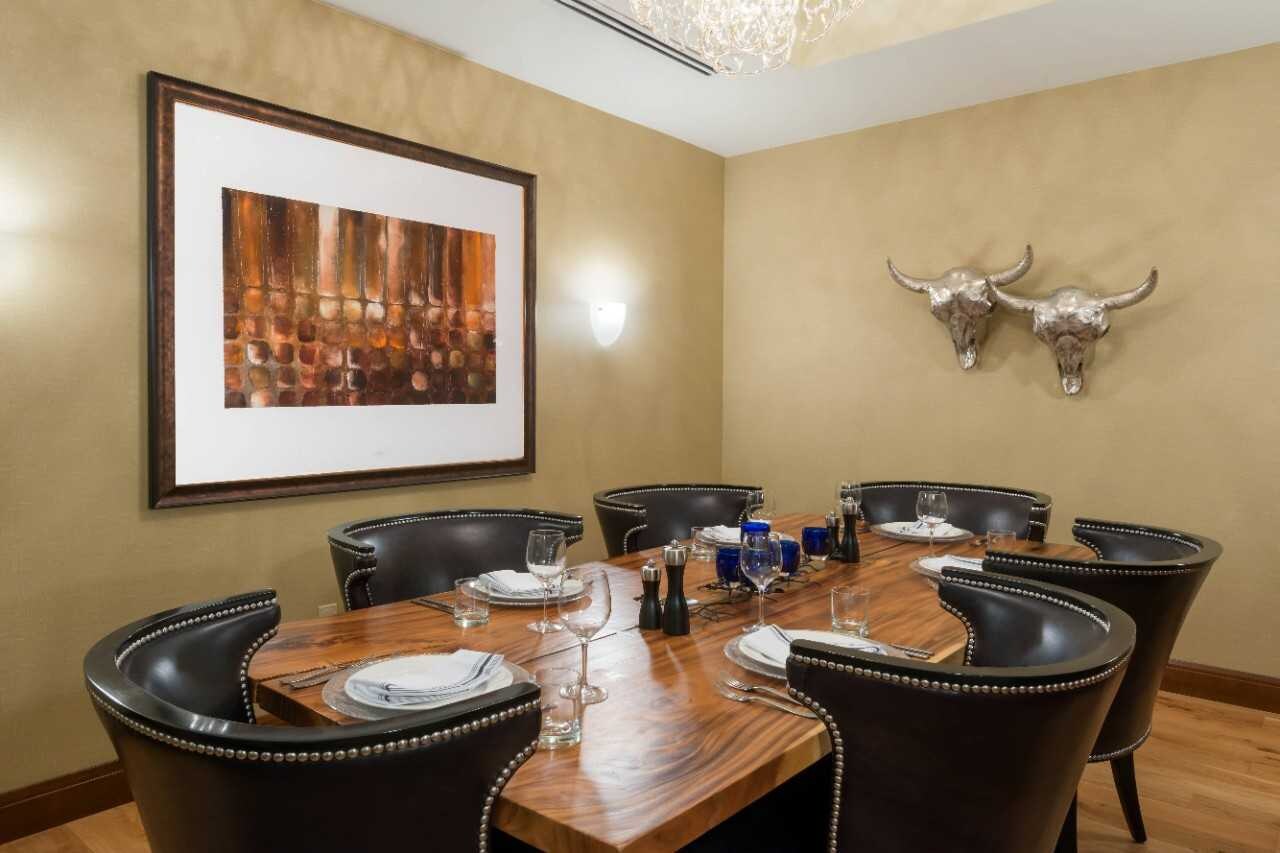 TIller's dining table for six.
