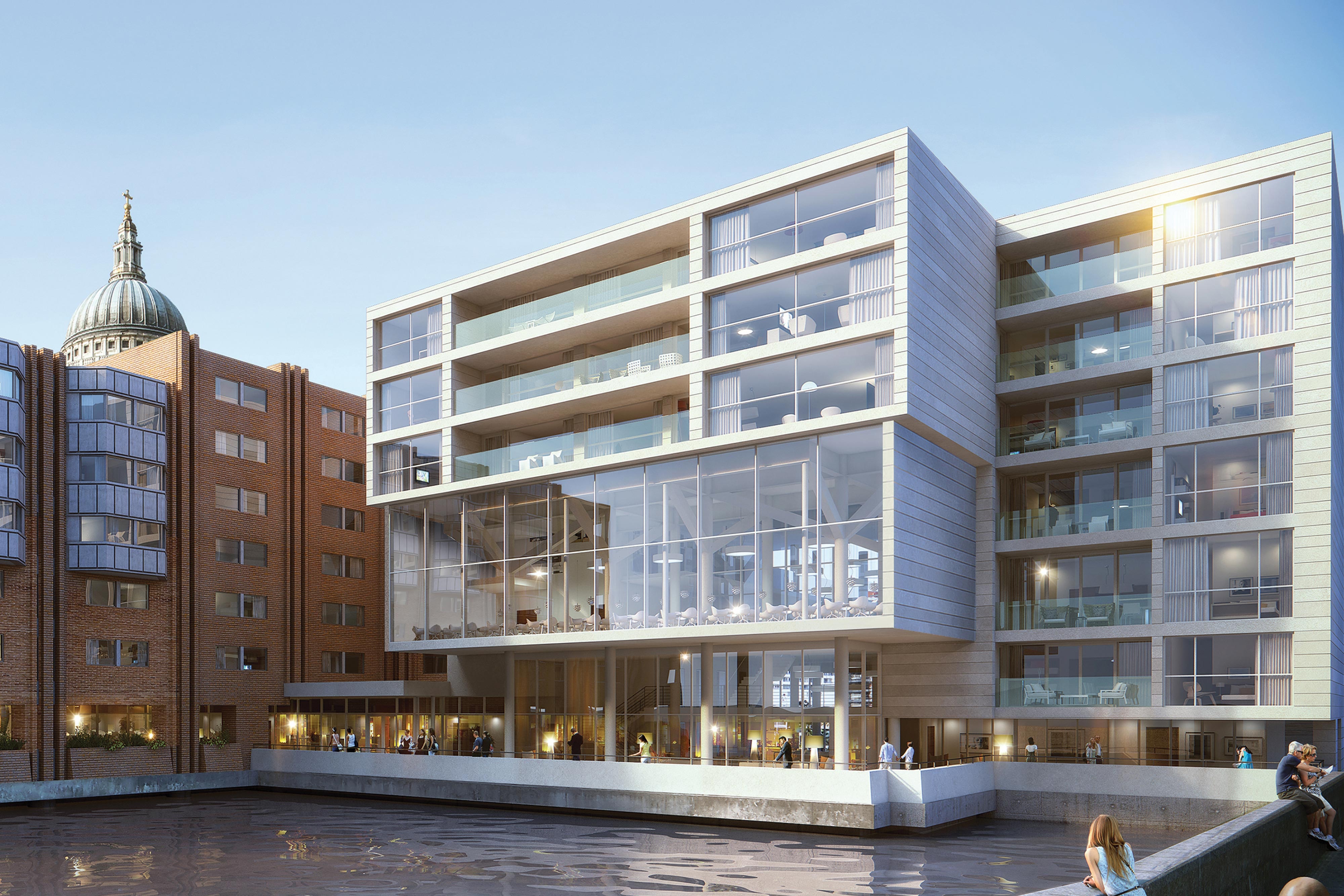 Hotel exterior.