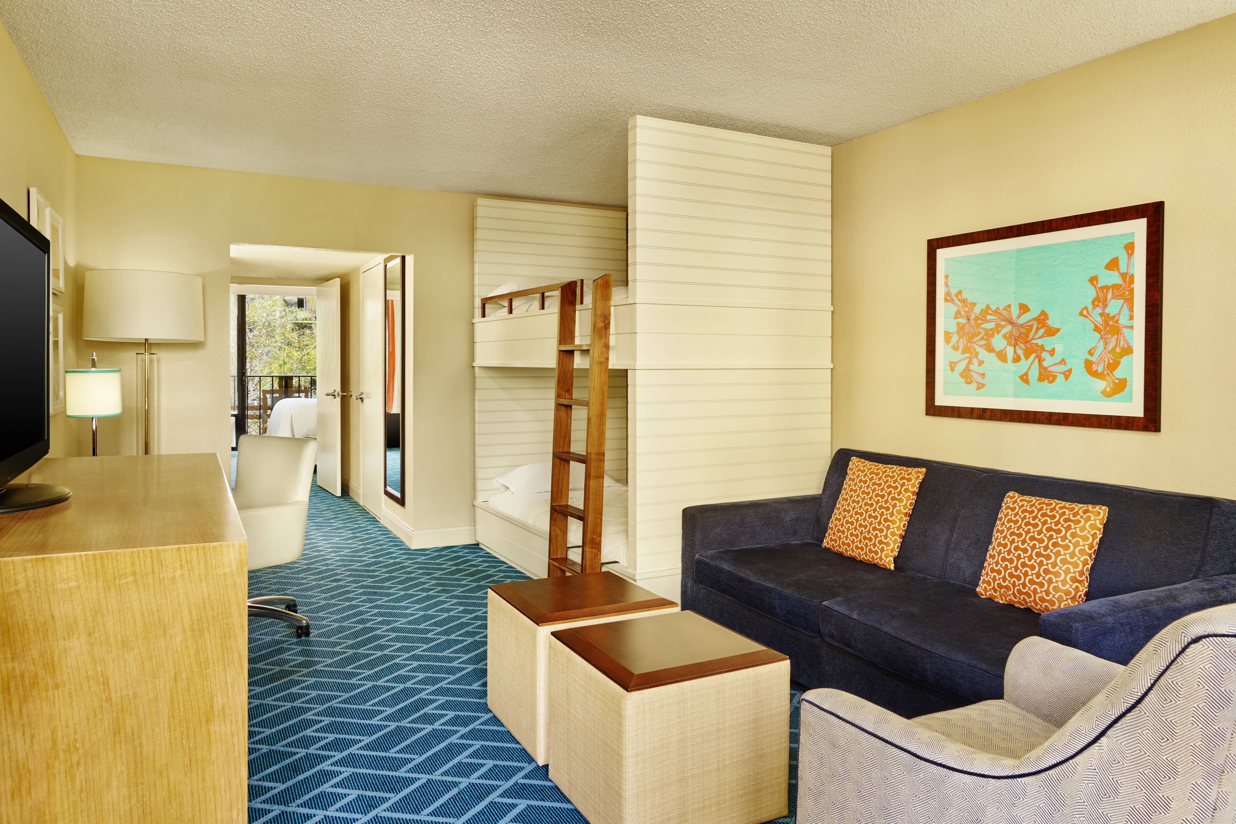 Family Guest Room with Bunk Beds