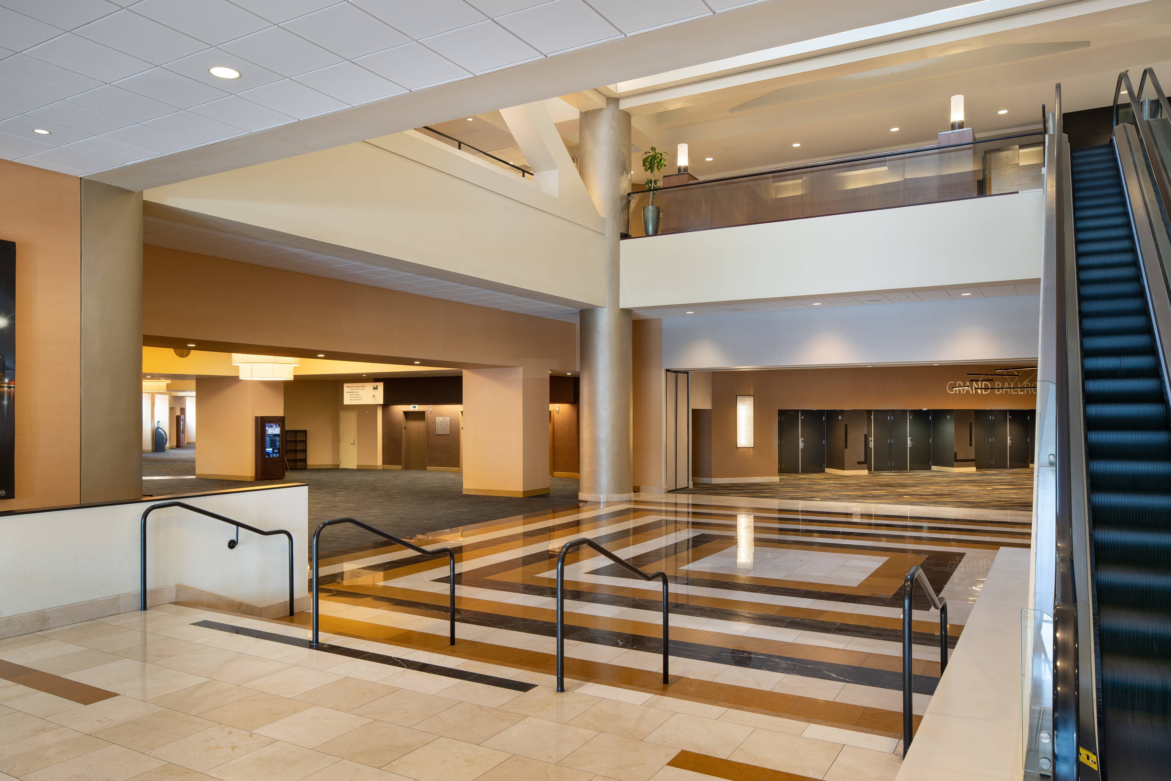 Large foyer near Grand Ballroom connects multiple floors of meeting space